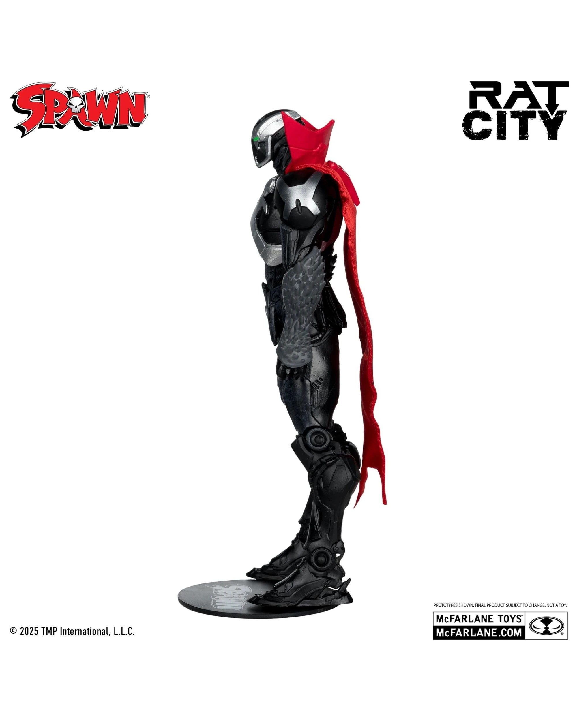 8 McFarlane 30th Anniversary Spawn The Deviant Rat City Red Platinum Edition 7 inch Action Figure, 8 of 10