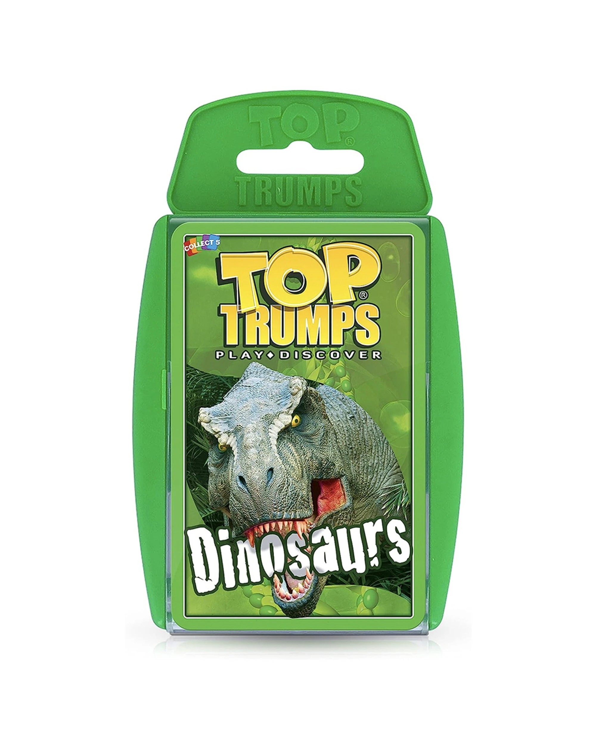 1 Top Trumps Dinosaurs Quiz Guessing Card Game Kids Toy - Green, 1 of 5