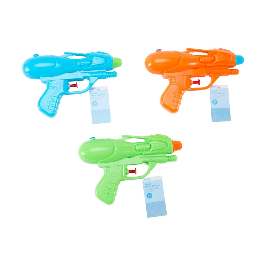 6 Small Water Blaster - Assorted, 6 of 6