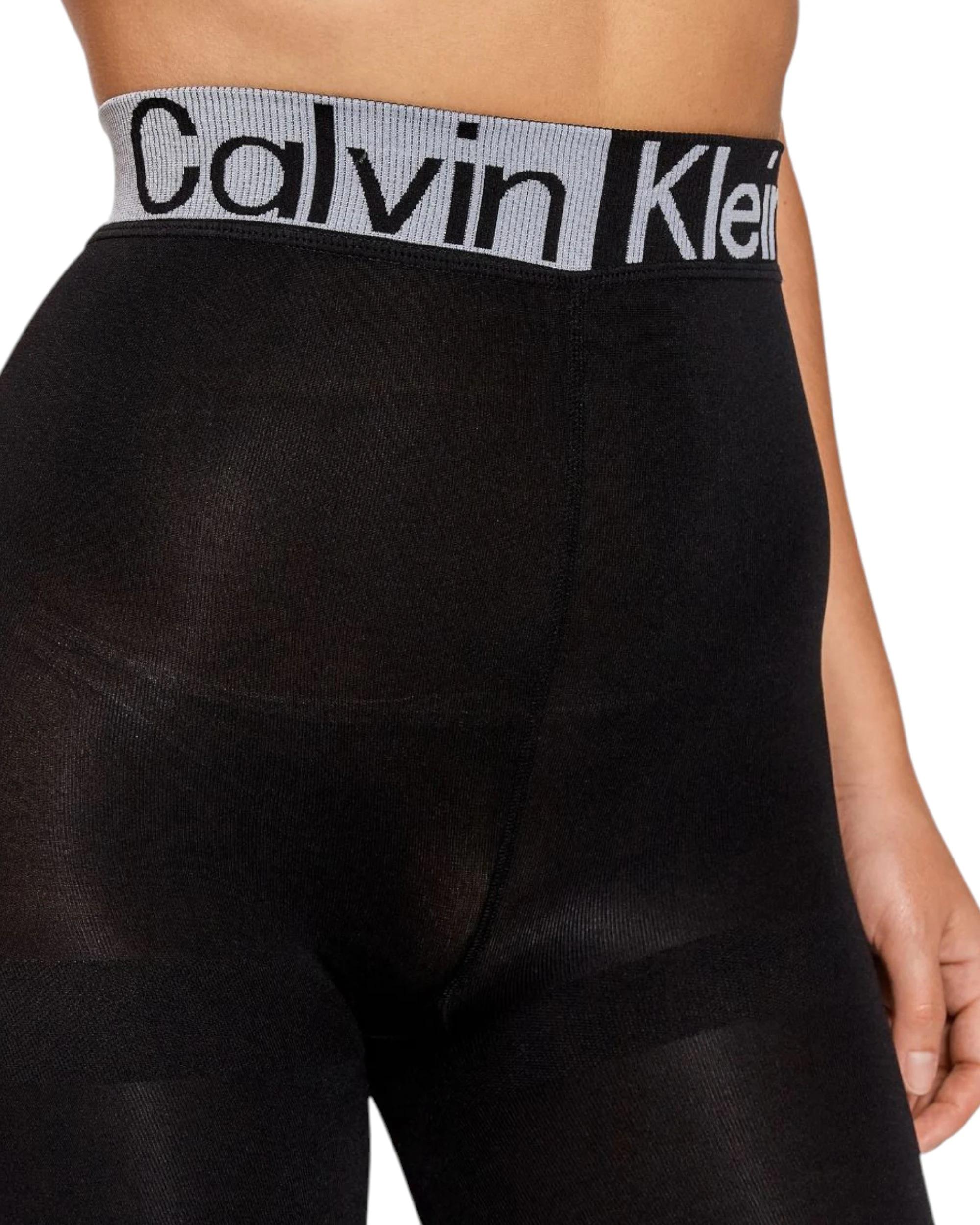 5 Calvin Klein 4 Pack Womens Black Slim Fit Pull On High Rise Leggings BLACK, 5 of 6