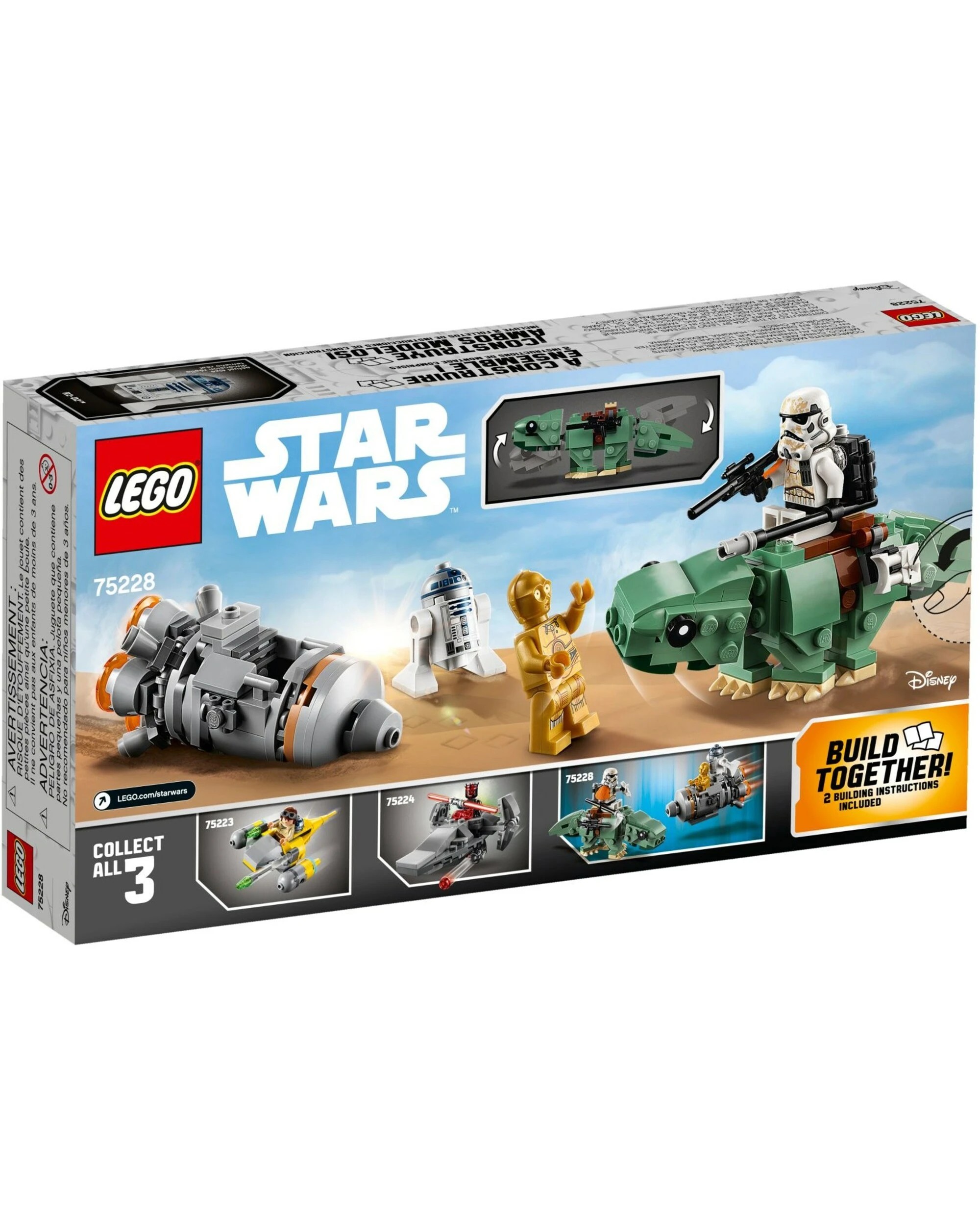 4 LEGO 75228 Escape Pod vs. Dewback Microfighters, 4 of 4