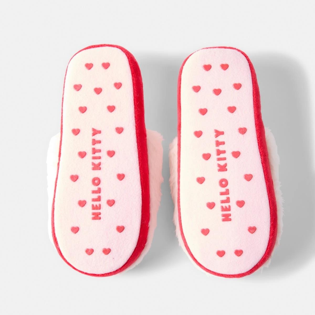 3 Hello Kitty License Novelty Scuffs WHITE, 3 of 4