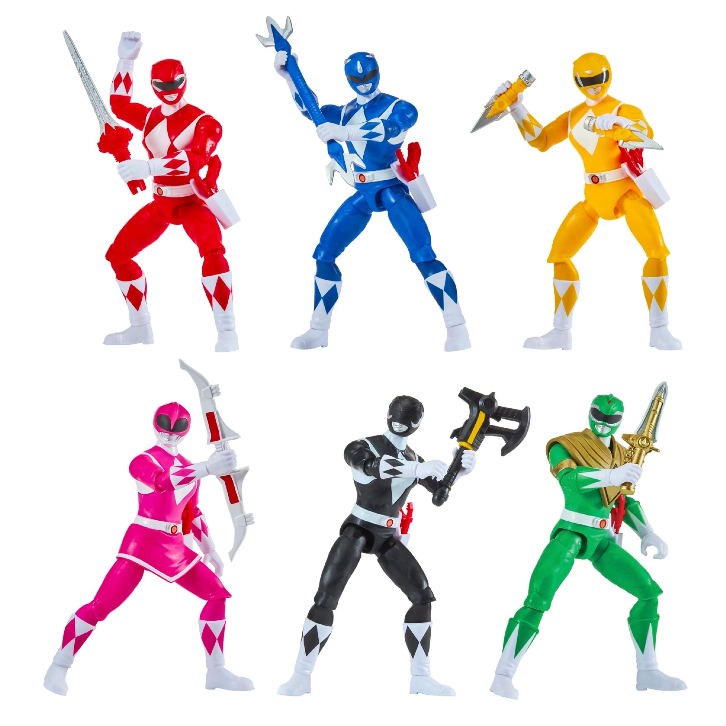 2 Power Rangers Figures 6 Pack - Multi, 2 of 10