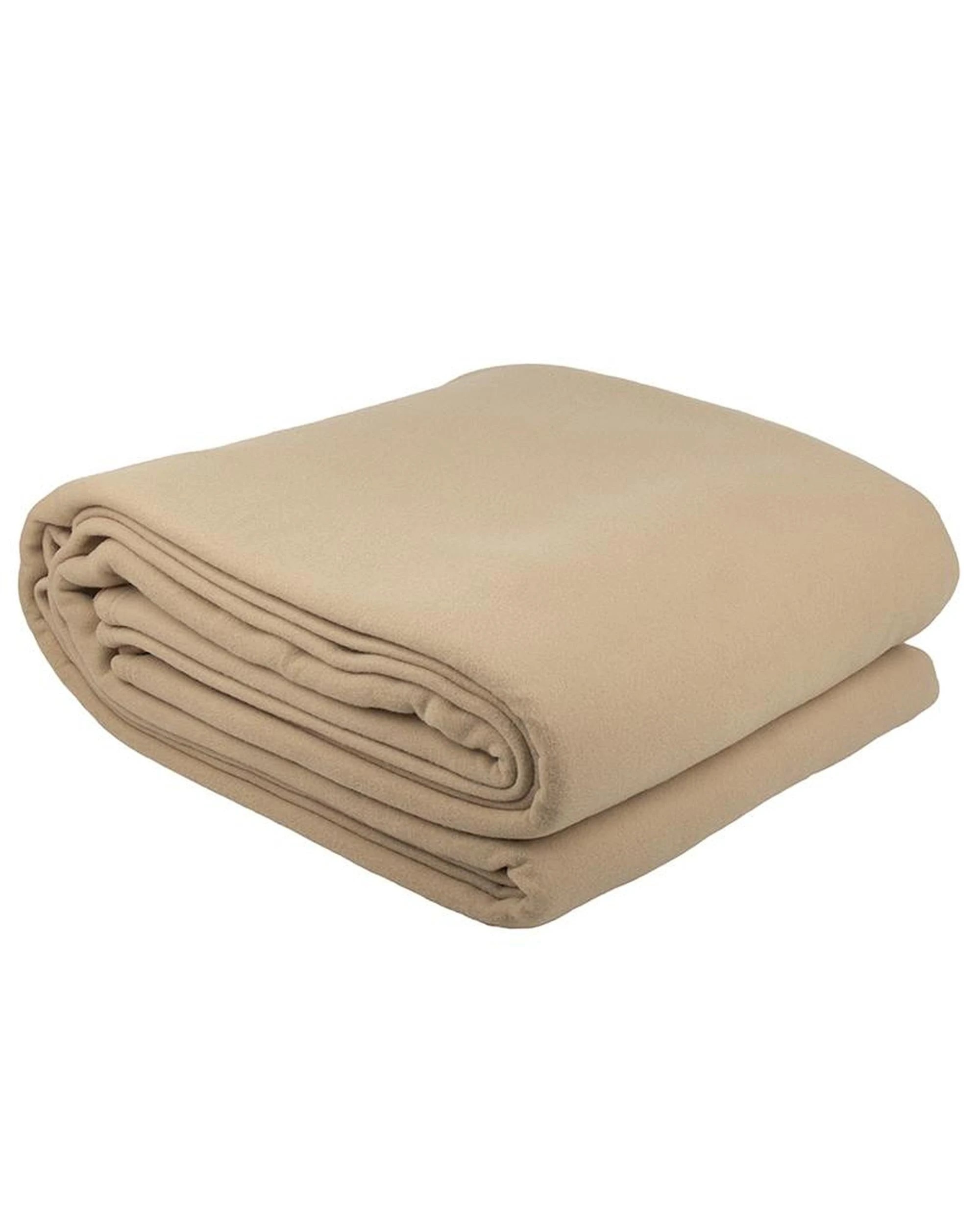 2 Bambury Villa Polar Fleece Blanket - Single 180 x 245cm, Anti-Pill Hotel-Quality - Brown, 2 of 2