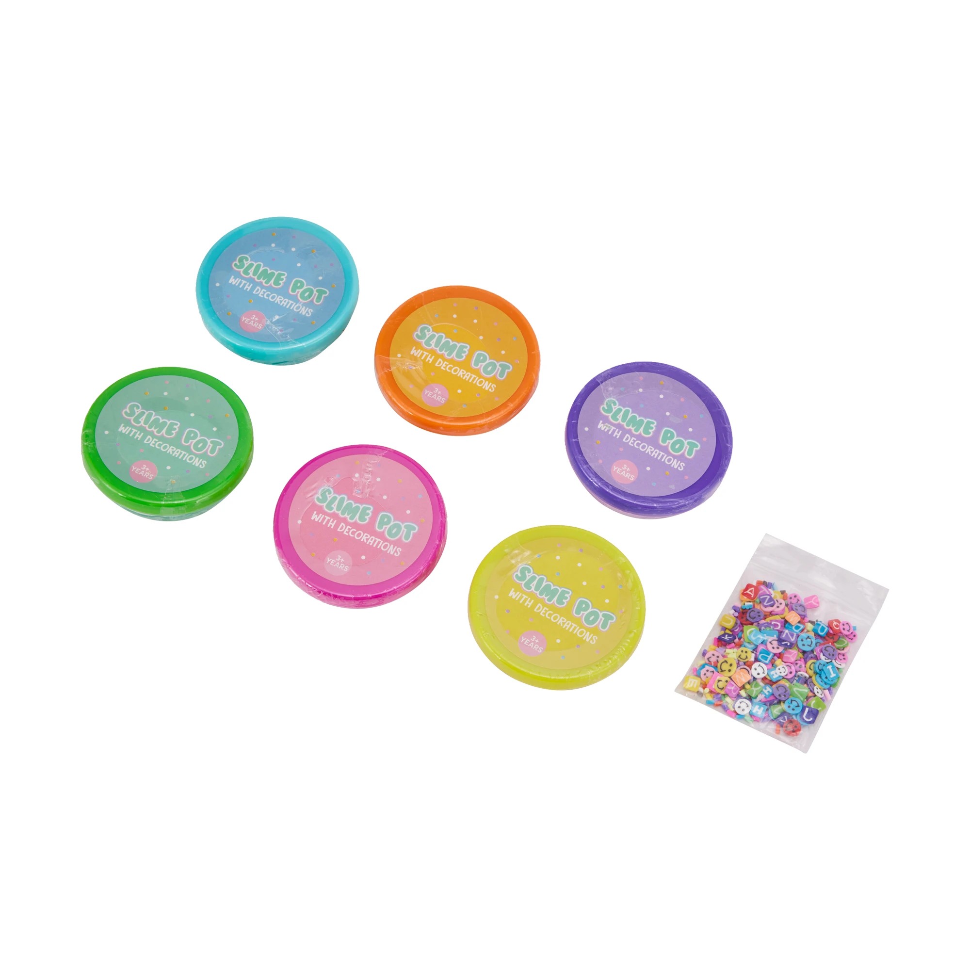 3 6 Pack Slime Pots with Decorations, 3 of 9