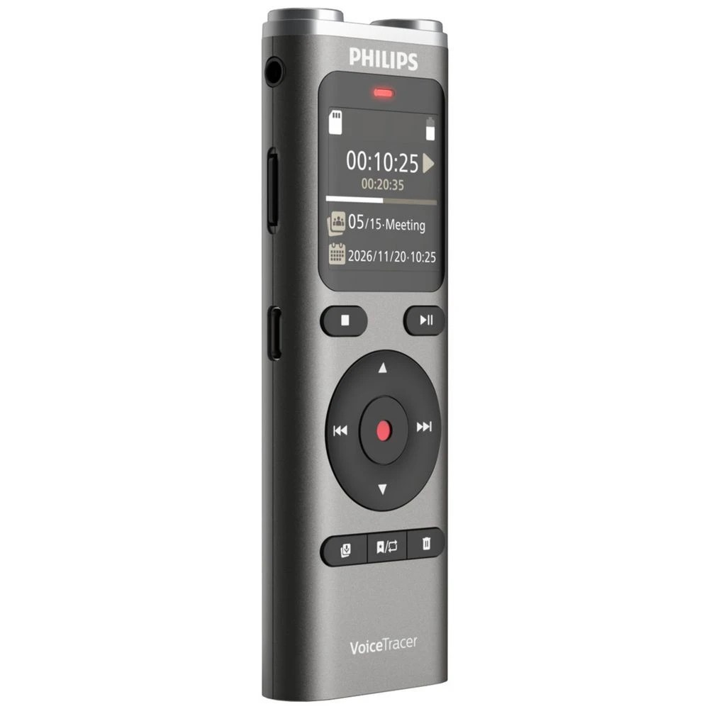 2 Philips VoiceTracer DVT2075 Digital Voice Recorder 8GB, 2 of 8