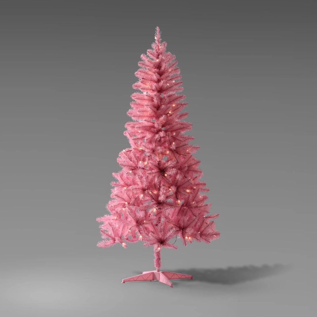 3 1.82m (6ft) Pink Prelit Christmas Tree, 3 of 8