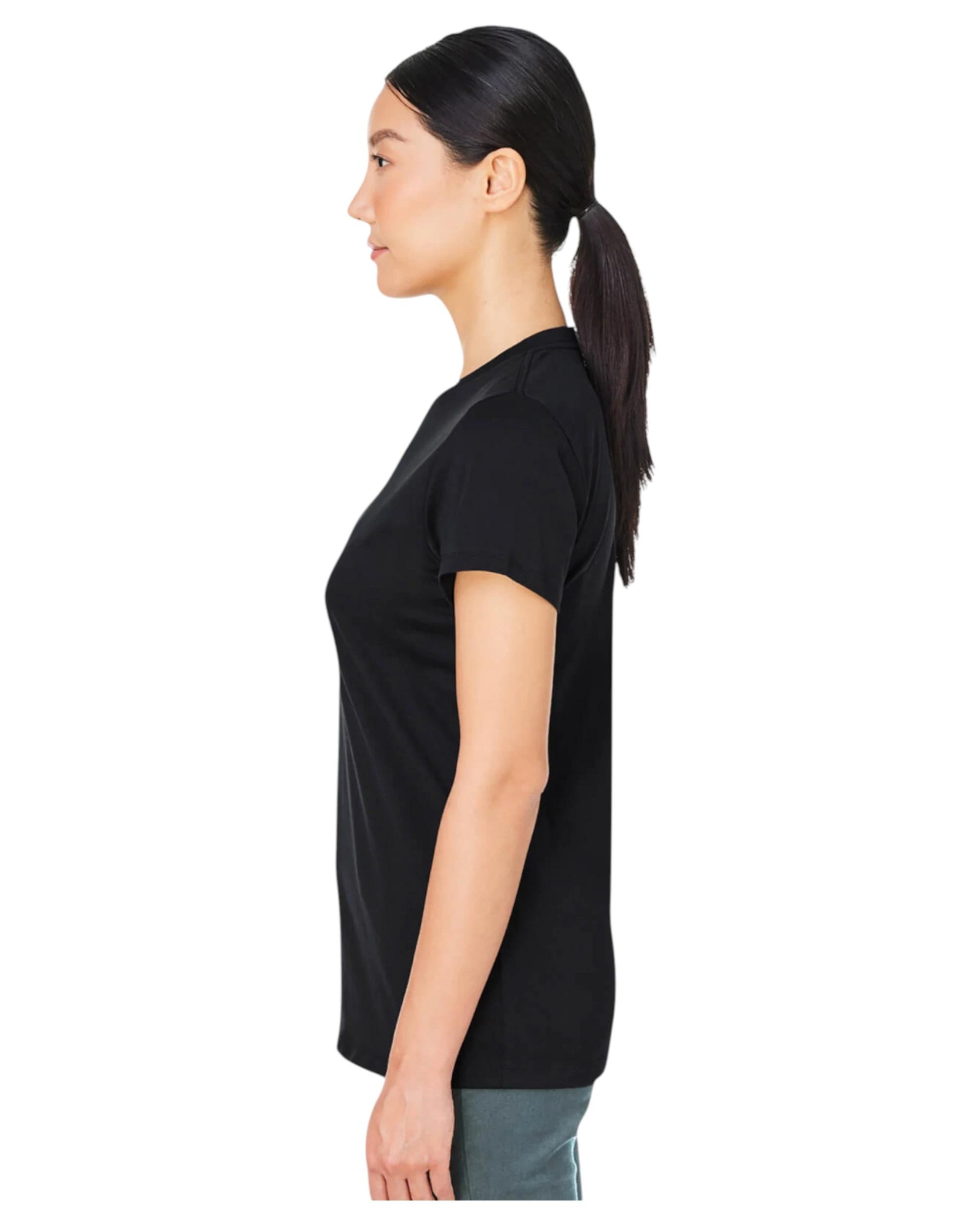 5 Under Armour Womens Athletic Short Sleeve Black/ White Shirt BLACK, 5 of 5