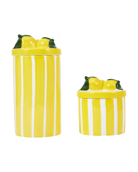 2 Pack Lemon Canisters