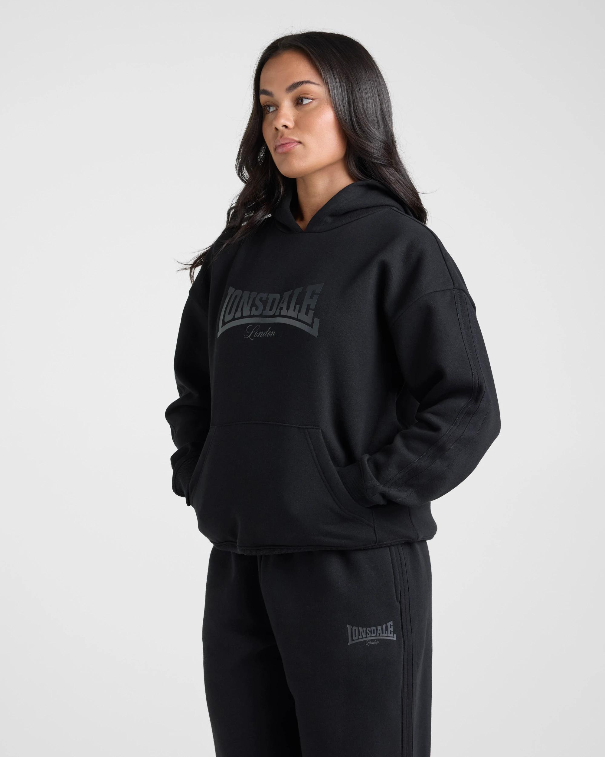 4 Lonsdale London Hoodie BLACK, 4 of 5