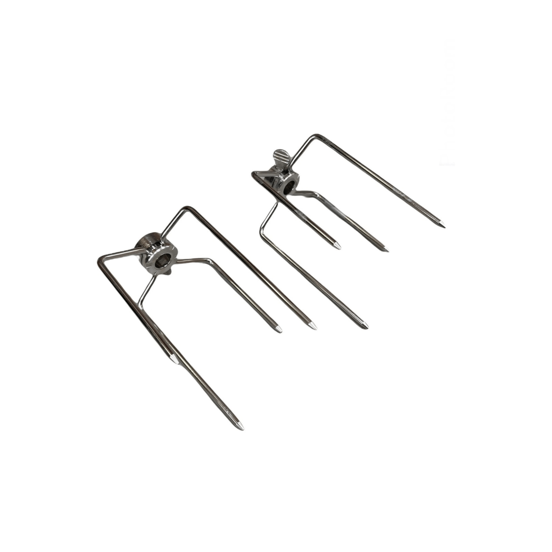 2 BR Home Rotisserie Spit Forks for BBQ and Kabobs - Set of 2, 2 of 8