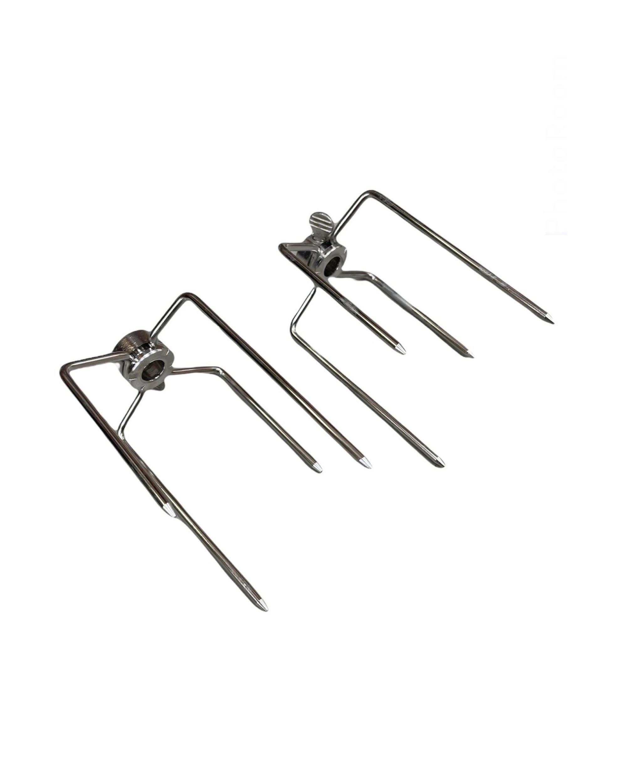 2 BR Home Rotisserie Spit Forks for BBQ and Kabobs - Set of 2, 2 of 7