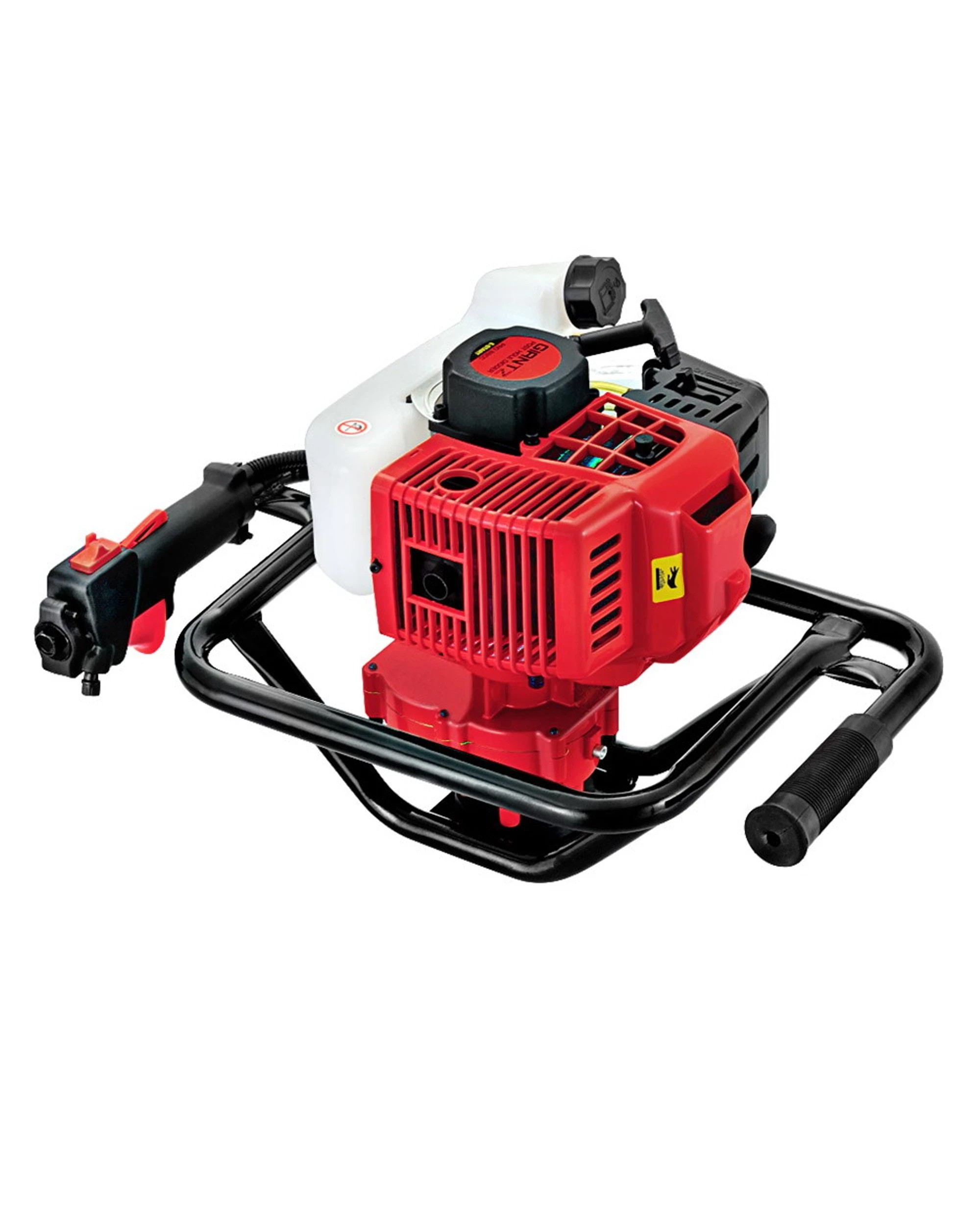 1 Giantz Post Hole Digger Motor Only Petrol Engine - Red, 1 of 4