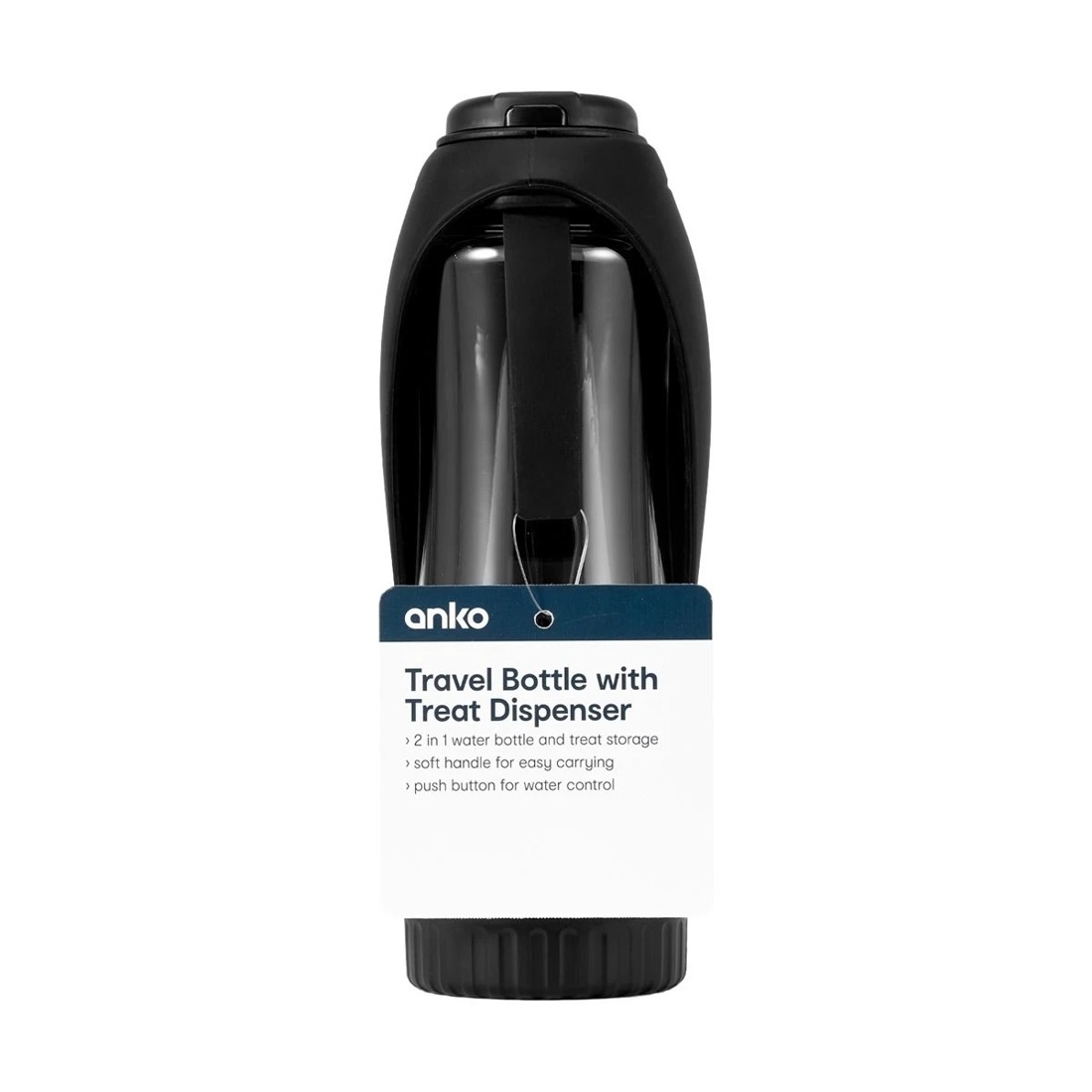 9 Pet Travel Bottle with Treat Holder - Black, 9 of 9