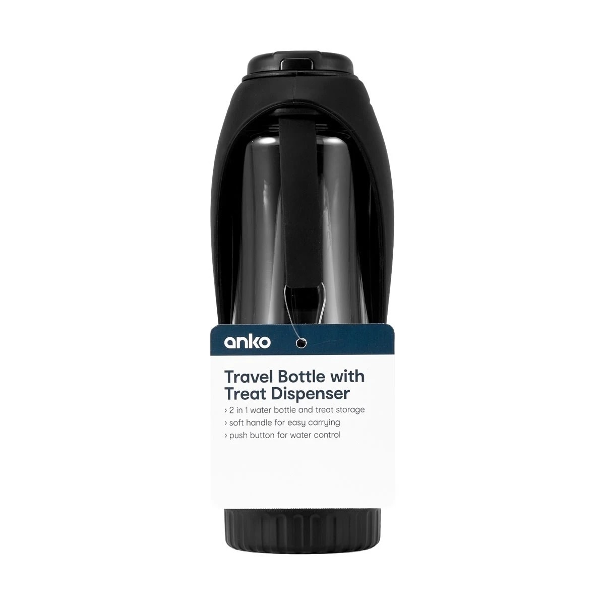 9 Pet Travel Bottle with Treat Holder - Black, 9 of 9