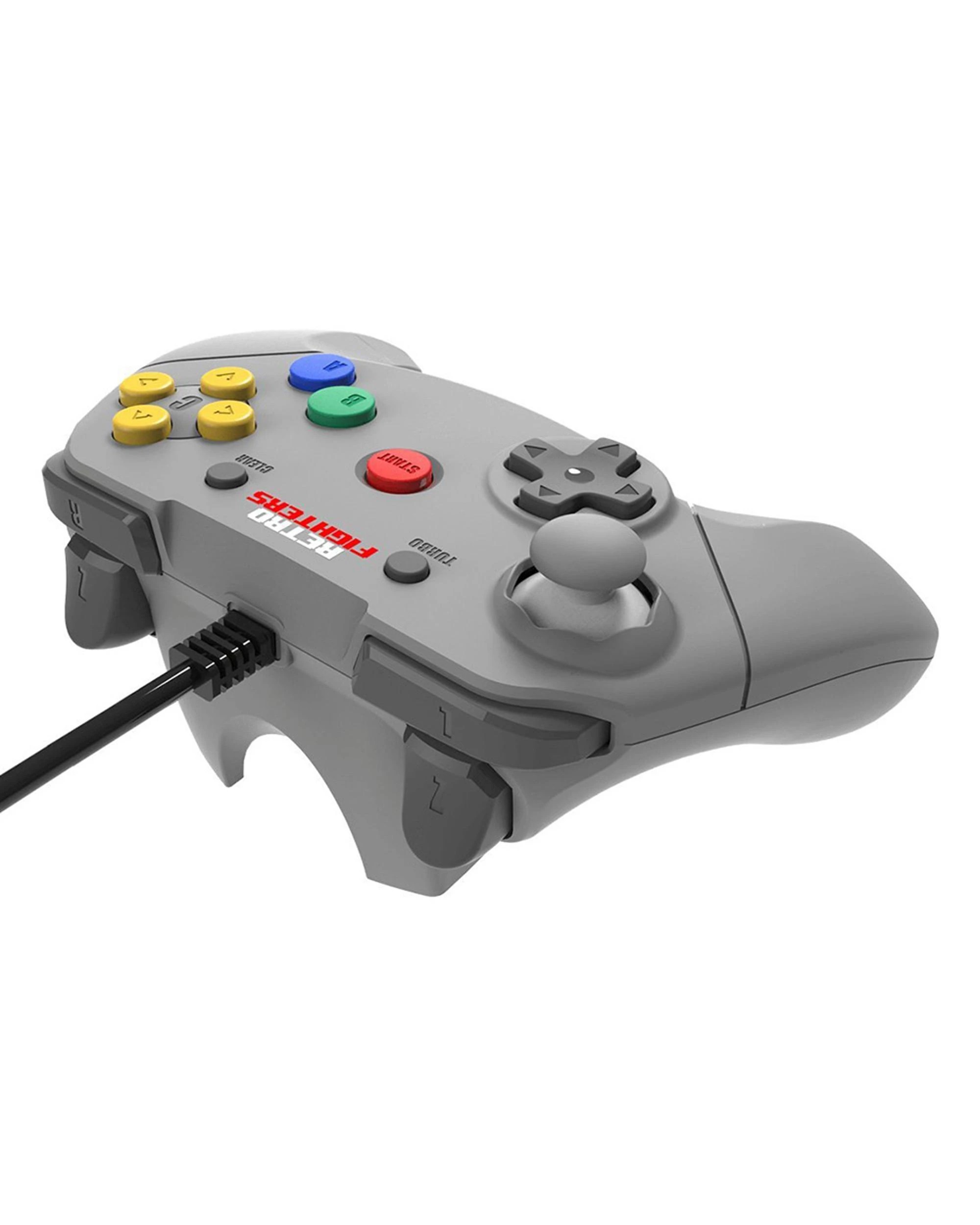 3 Retro Fighters Brawler64 Gamepad for Nintendo 64 - Original Grey - Grey, 3 of 3