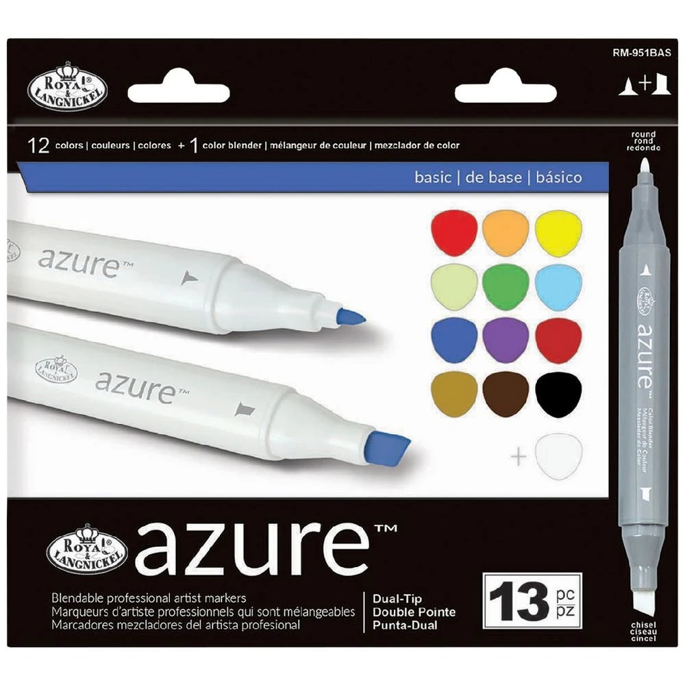 1 Royal & Langnickel Dual-Tip Markers 13 Pack Basics, 1 of 3