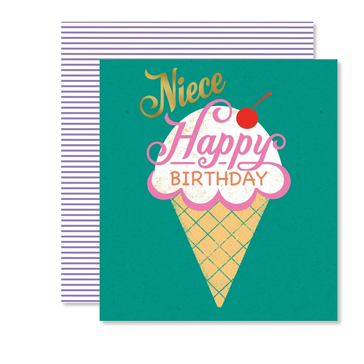 1 Hallmark Birthday Card for Niece - Ice Cream, 1 of 3