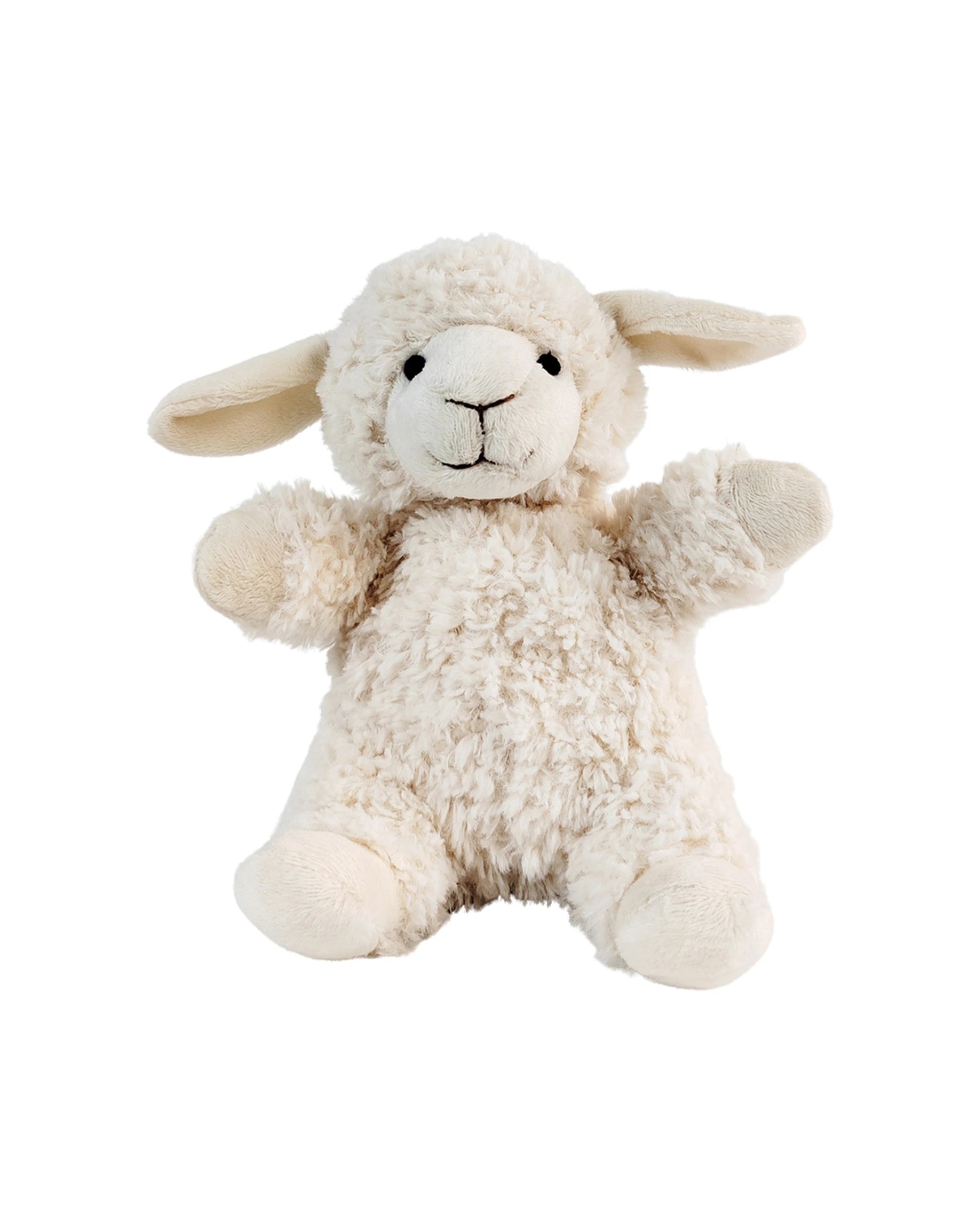 1 Urban Curly Sheep 18cm Soft Toy Animal Plush Adorable - White, 1 of 3