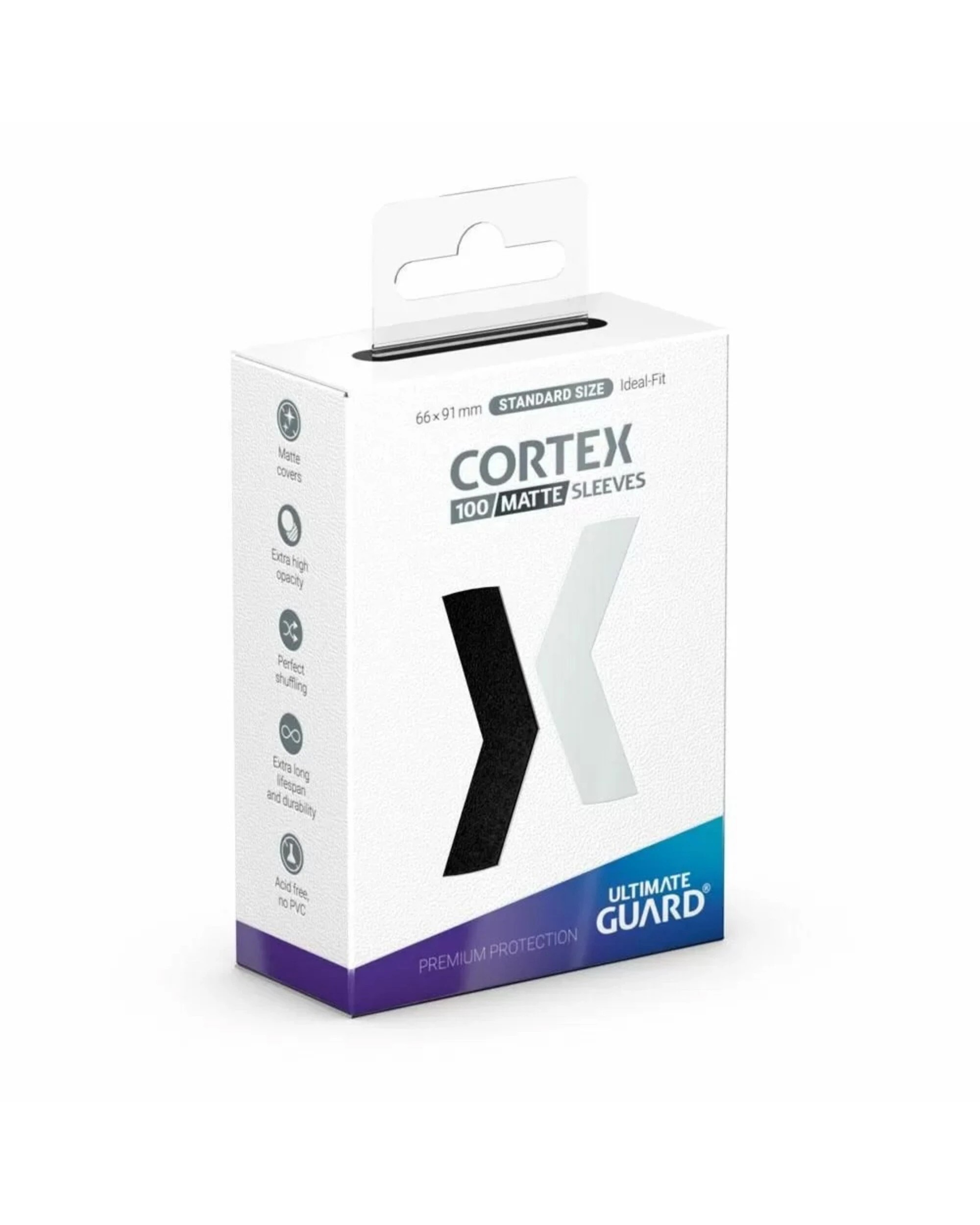 1 Ultimate Guard TCG - Cortex Sleeves Matte  Black, 1 of 2