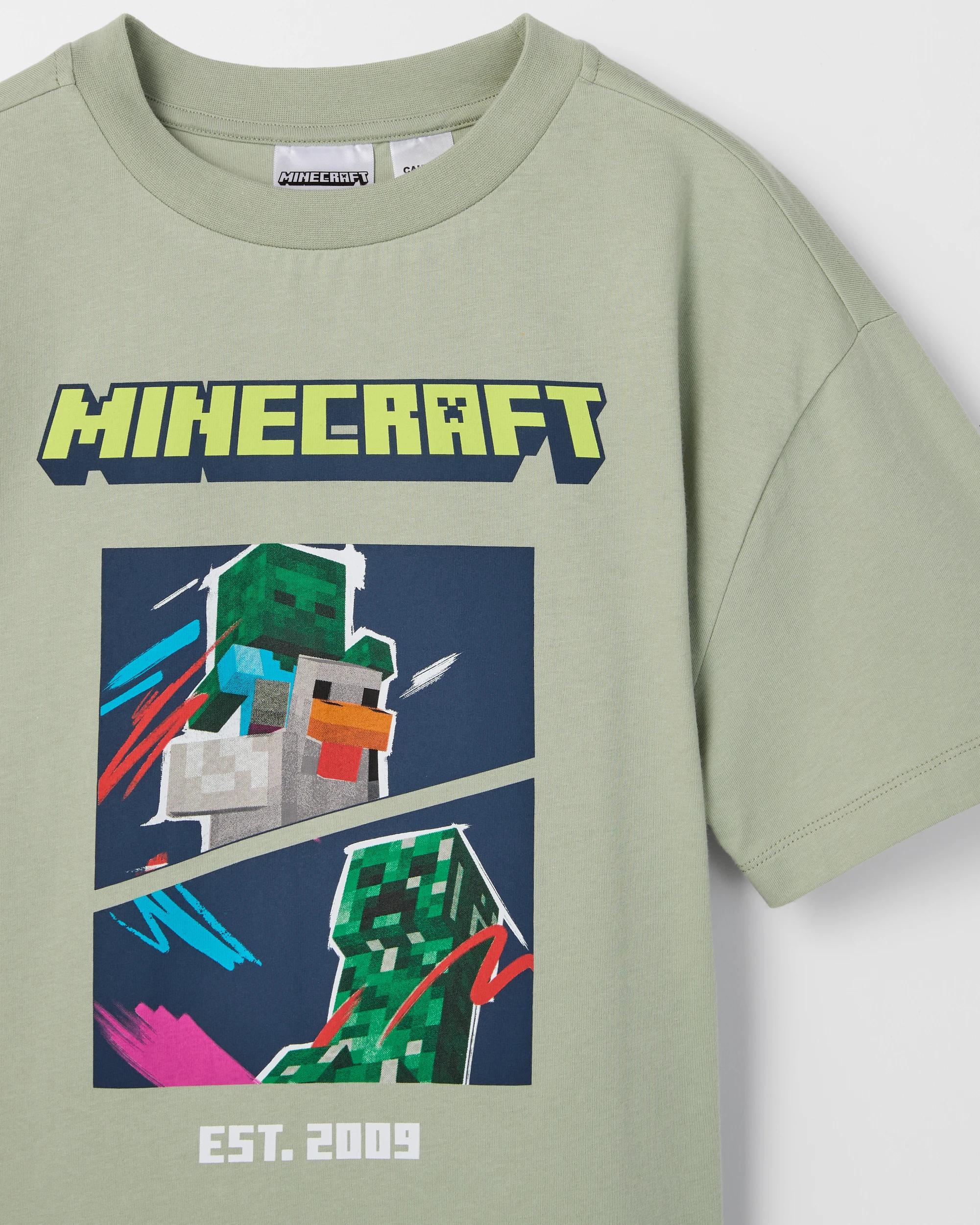 6 Minecraft Australian Cotton Older Boys Oversized Knit Pyjama Set MINECRAFT, 6 of 7