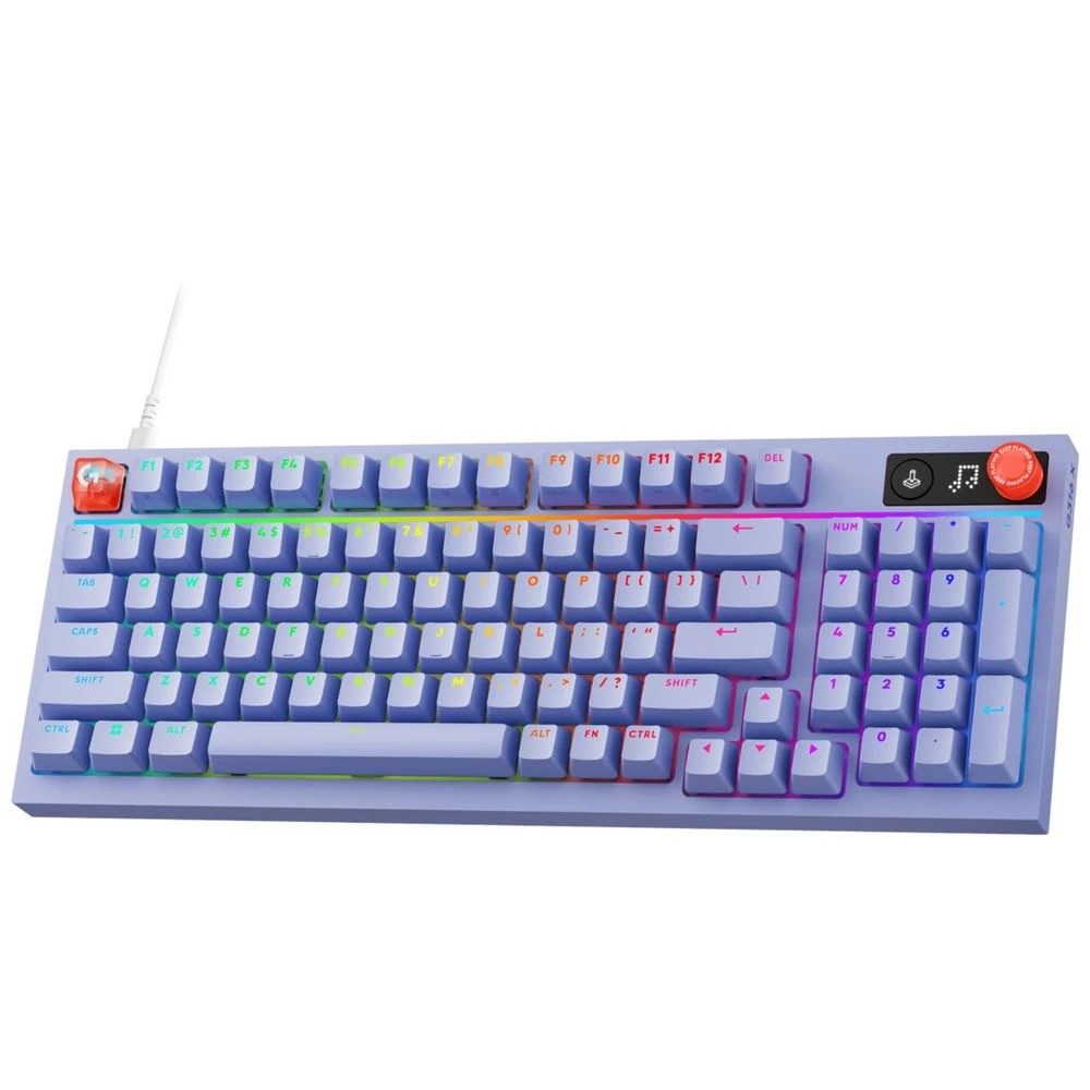 Logitech G G316 X 98 Mechanical Gaming Keyboard Lilac - Kmart