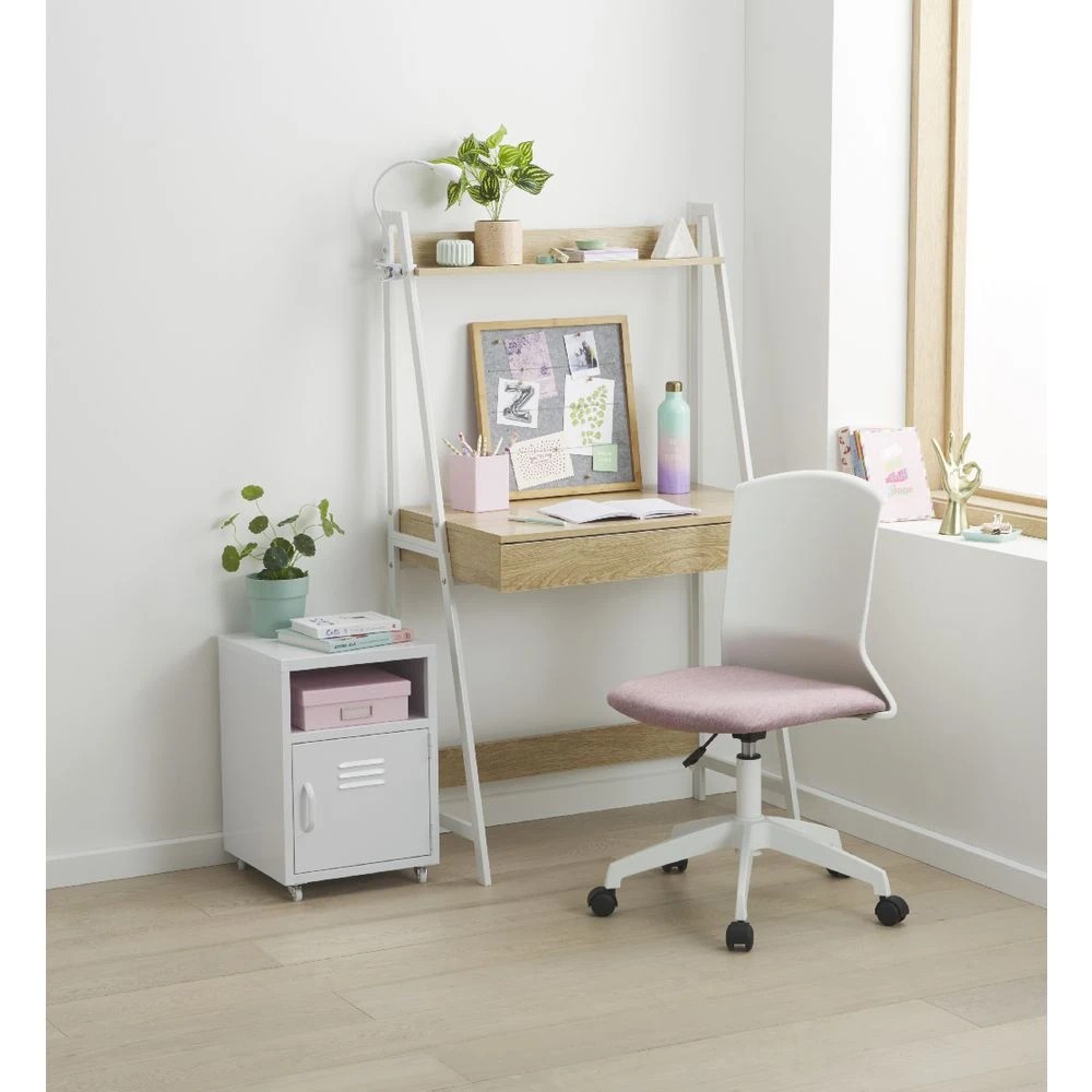 7 Koge Hutch 1 Drawer 800mm Desk Oak White Desks, Tables and Workstations, 7 of 10