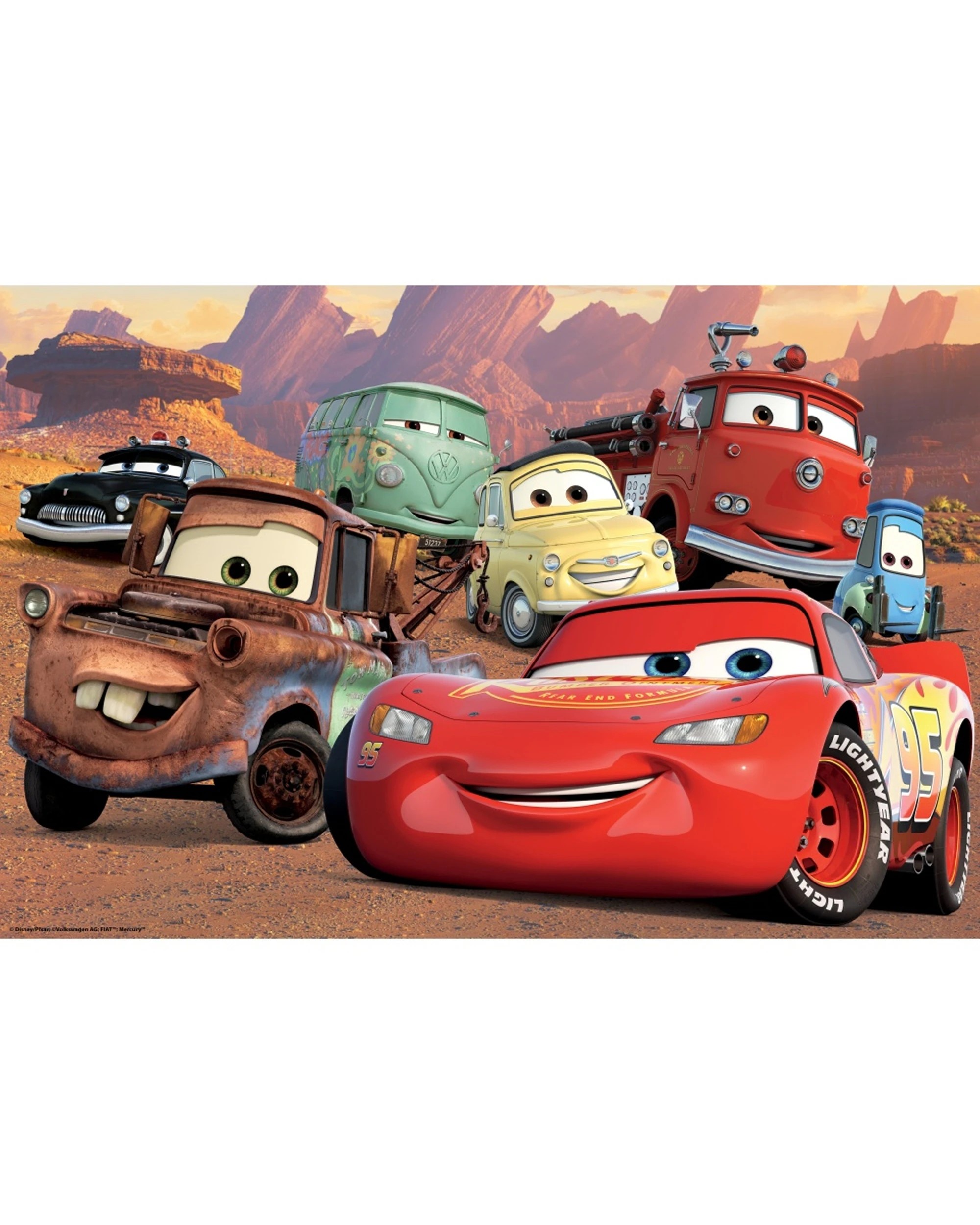 2 Prime3D 200pc Lenticular Disney Cars Jigsaw Puzzle Set 46x31cm - Multi, 2 of 2