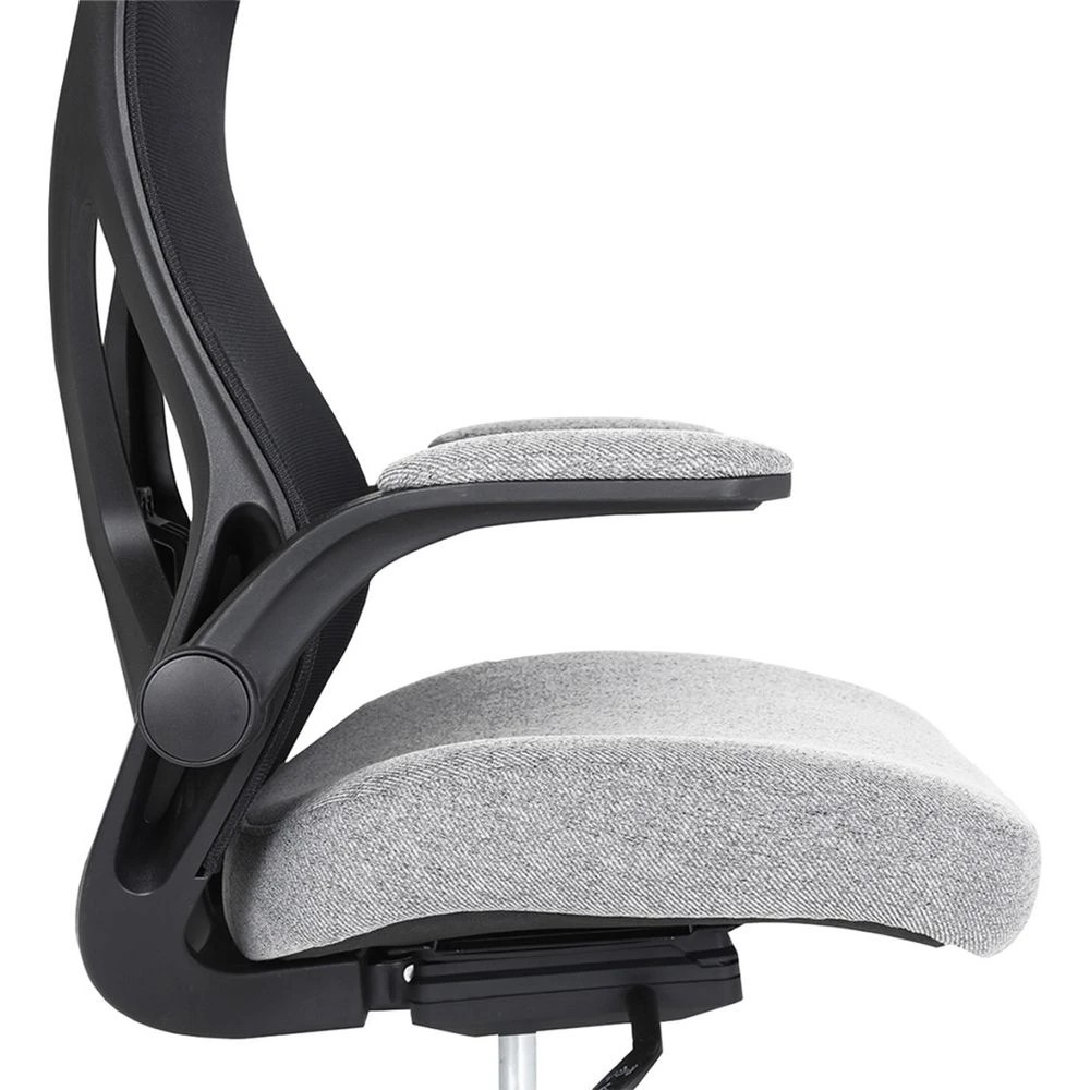 5 J.Burrows Kingston Ergonomic Fabric Chair Grey Ergonomic Chairs and Desk Chairs, 5 of 10