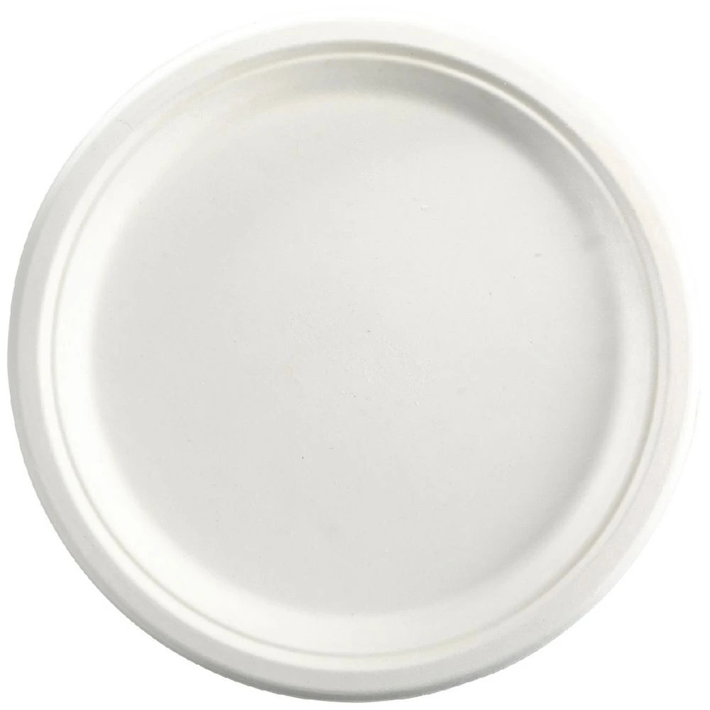 1 BioPak BioCane 10" Round Plates 500 Pack, 1 of 1