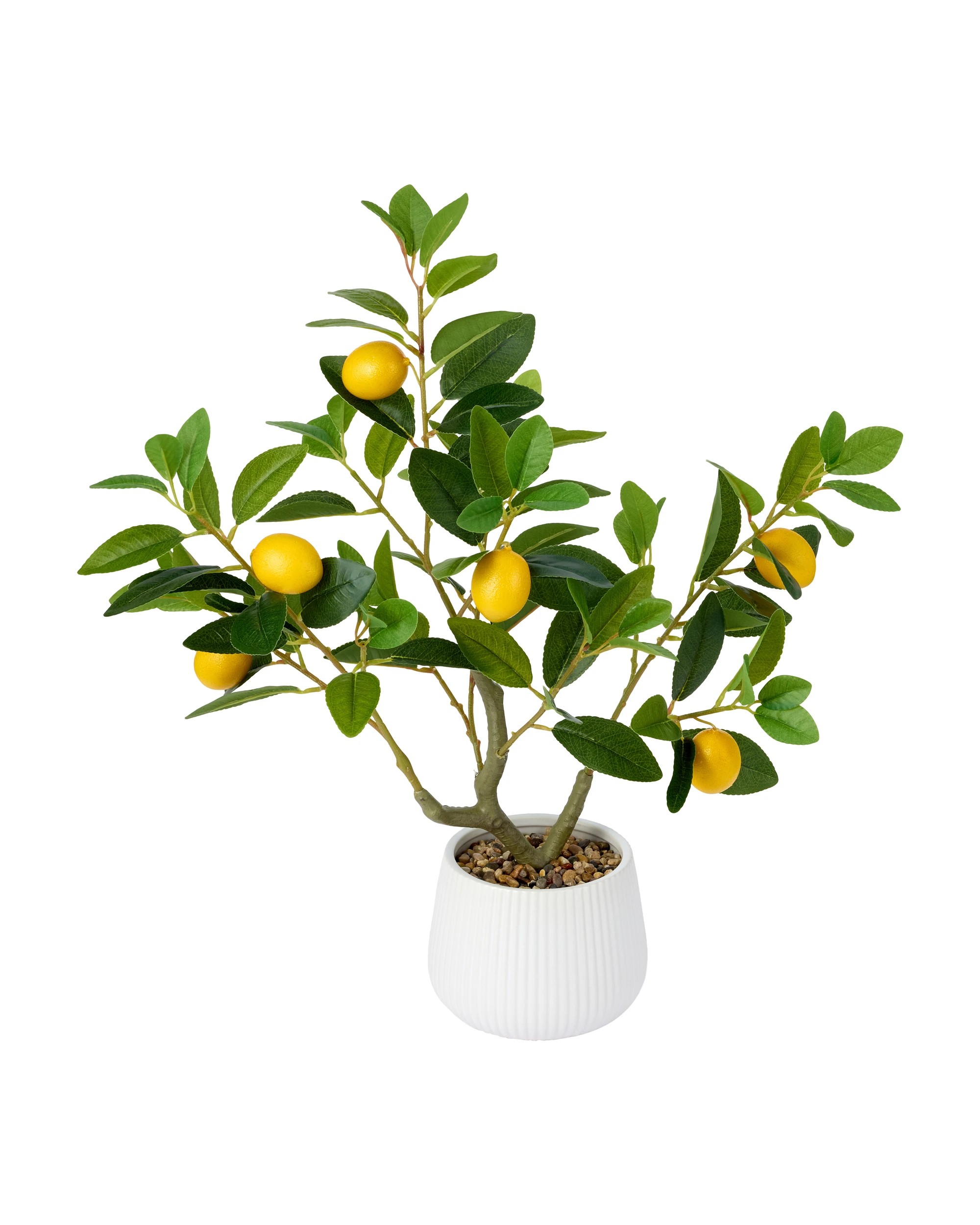 1 Artificial Lemon Tree in Pot, 1 of 3