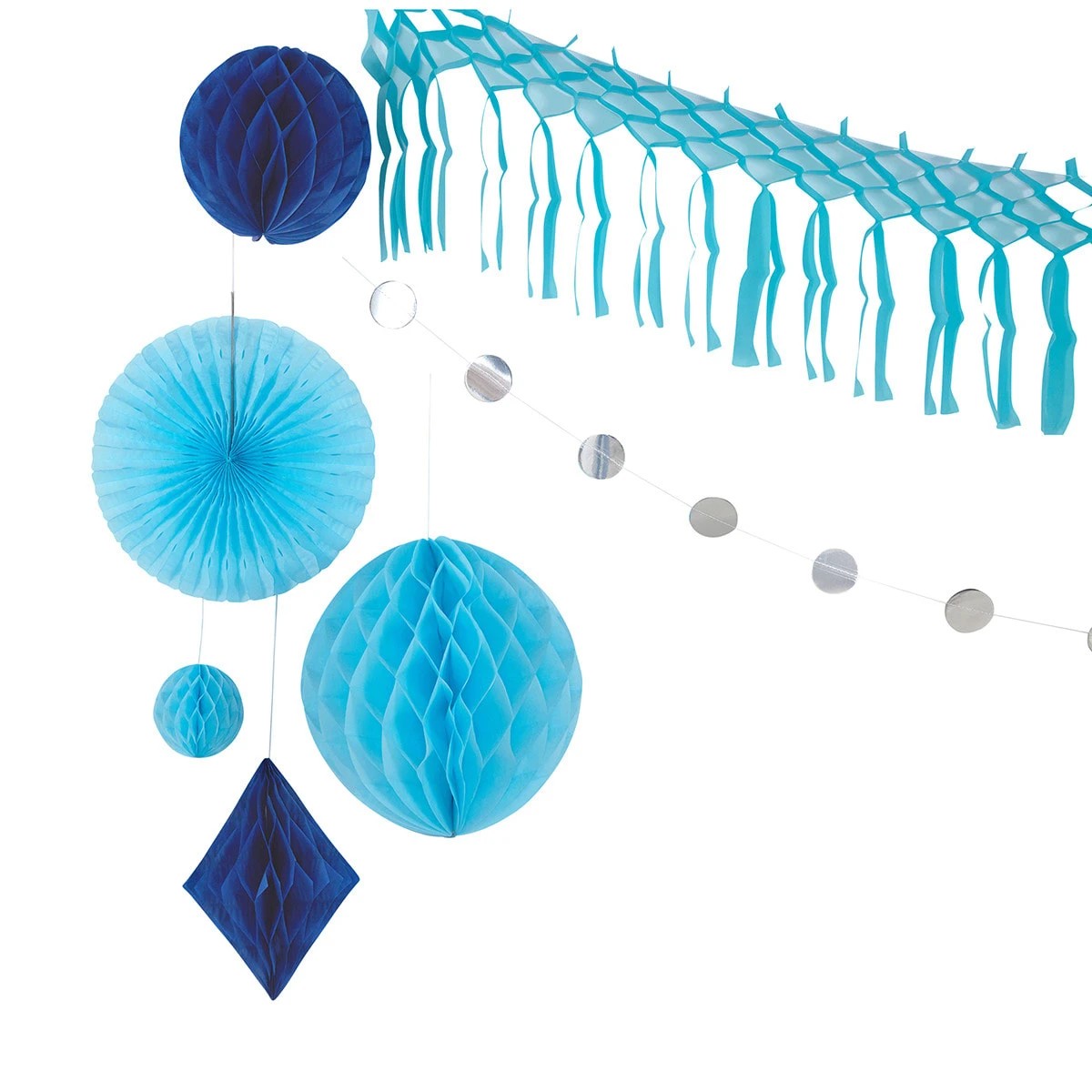 4 12 Piece Blue Decoration Pack, 4 of 10