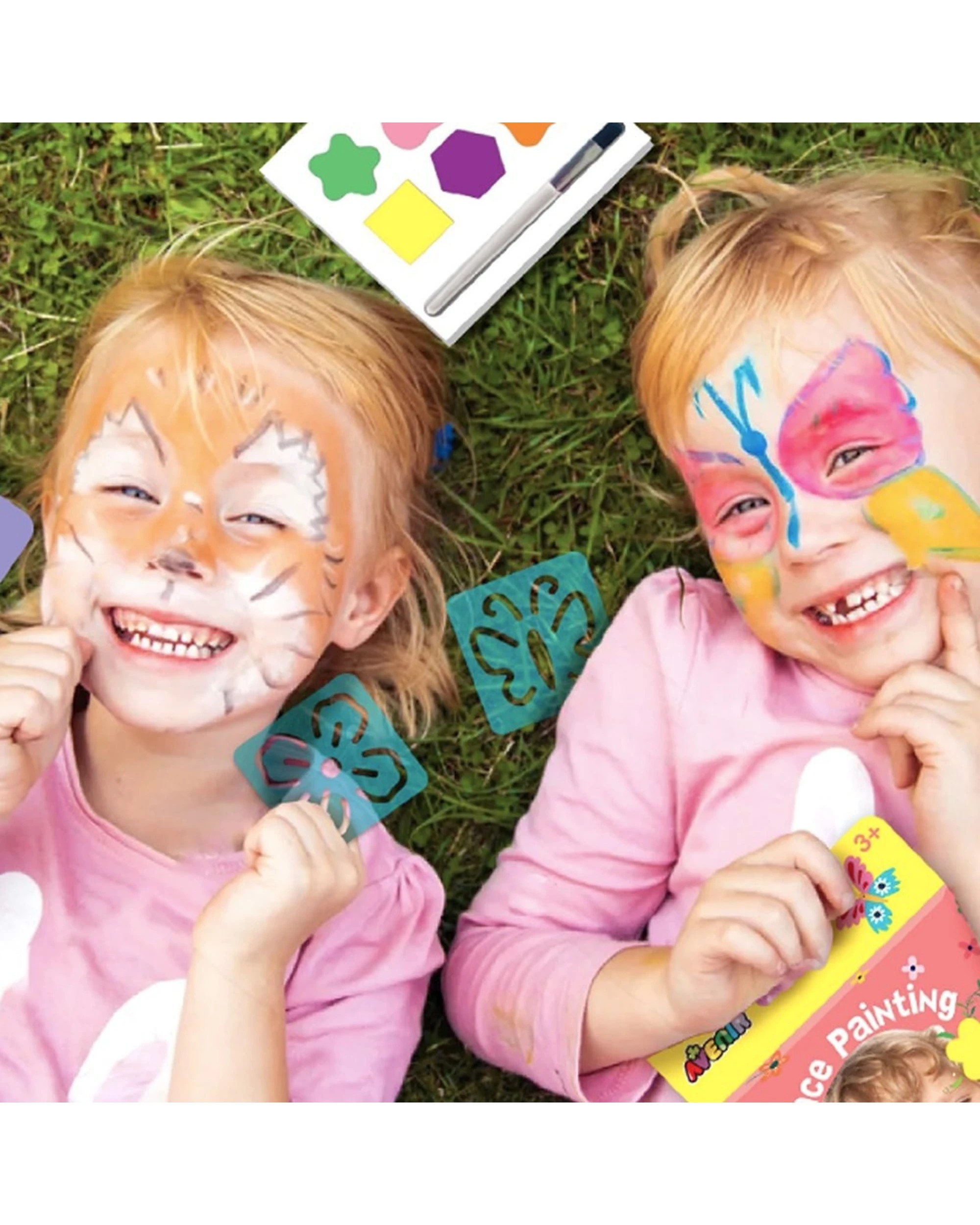 3 Avenir Face Painting Butterfly Paint Art & Craft Toys Kids Safe Wash, 3 of 3