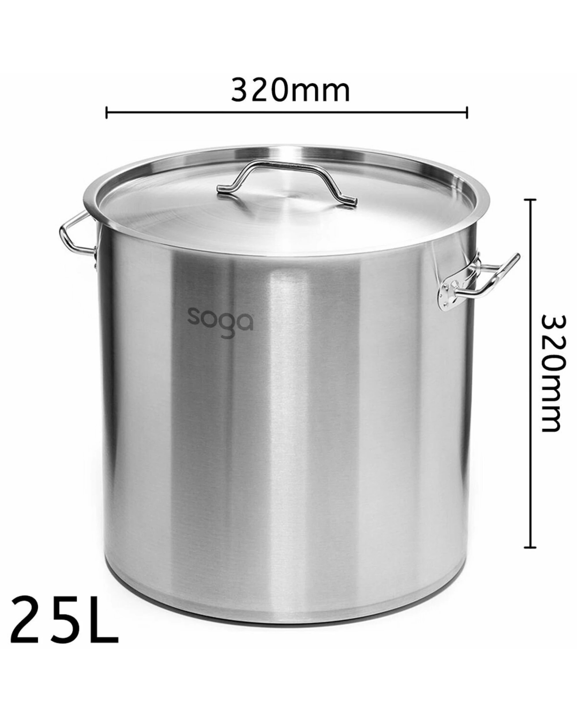 4 SOGA 25L Stock Pot, 4 of 5