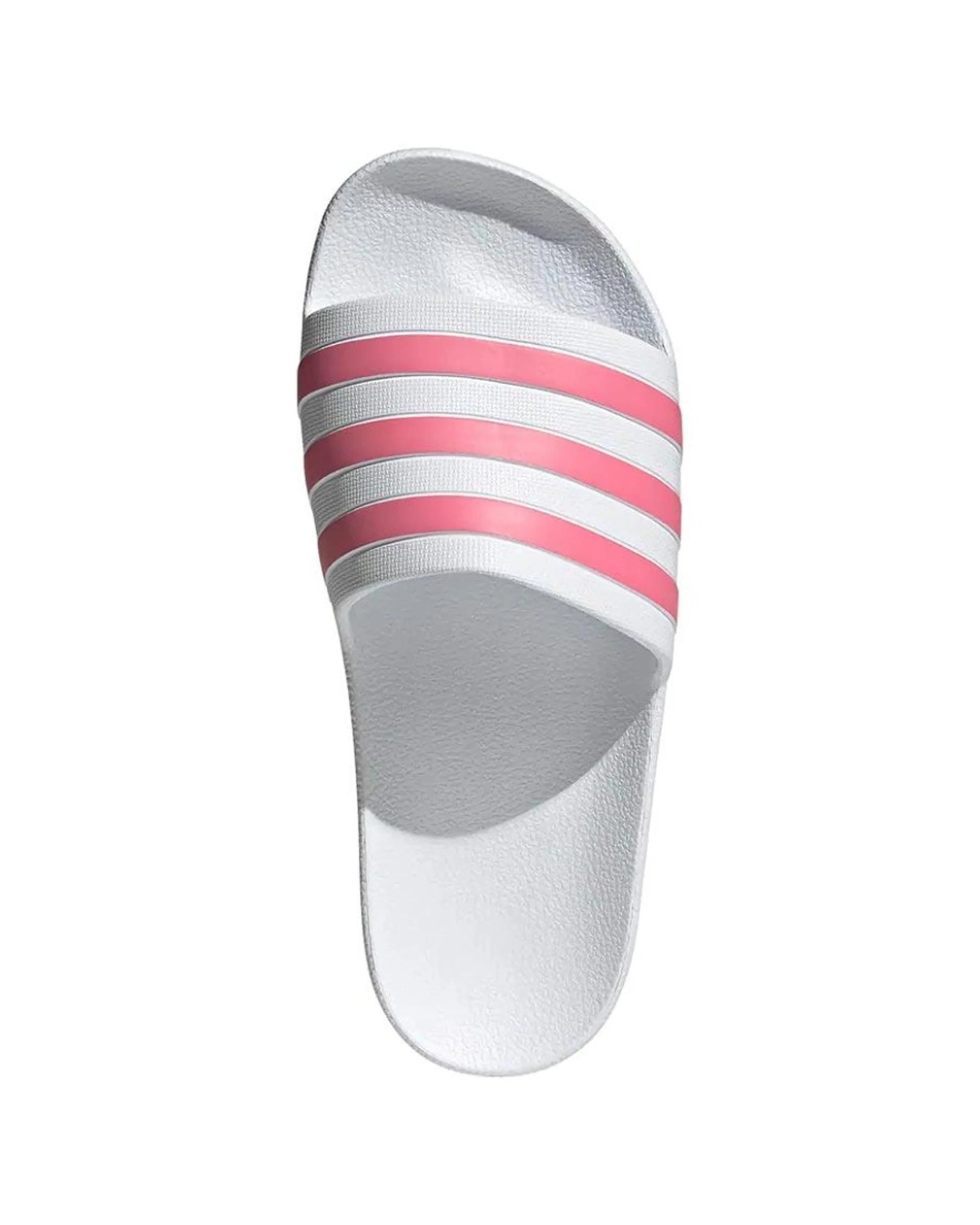 2 Adidas Adilette Aqua Slides Quick Dry CLOUD WHITE/ROSE TONE, 2 of 4