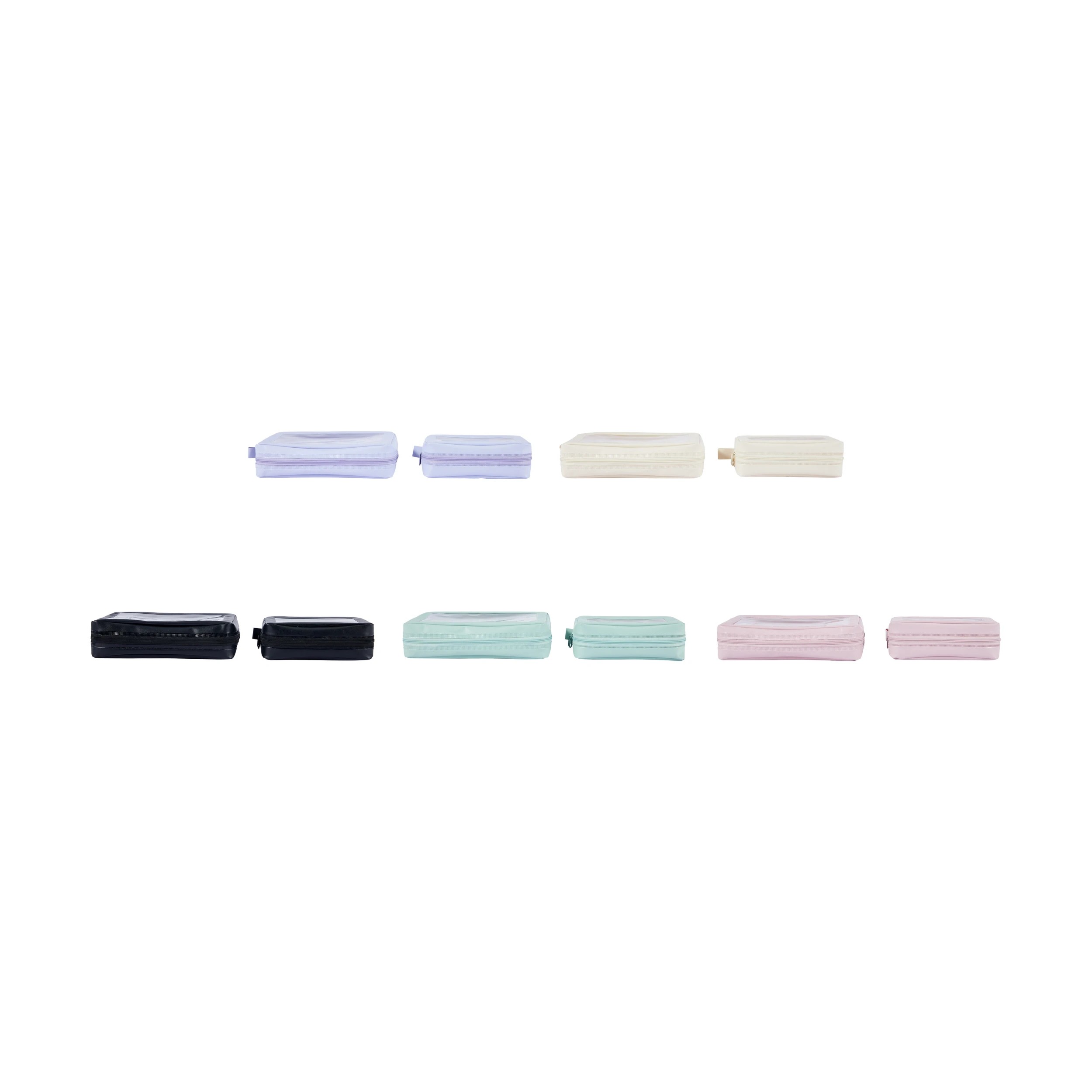 2 2 Piece Clear Travel Pouch - Assorted, 2 of 6