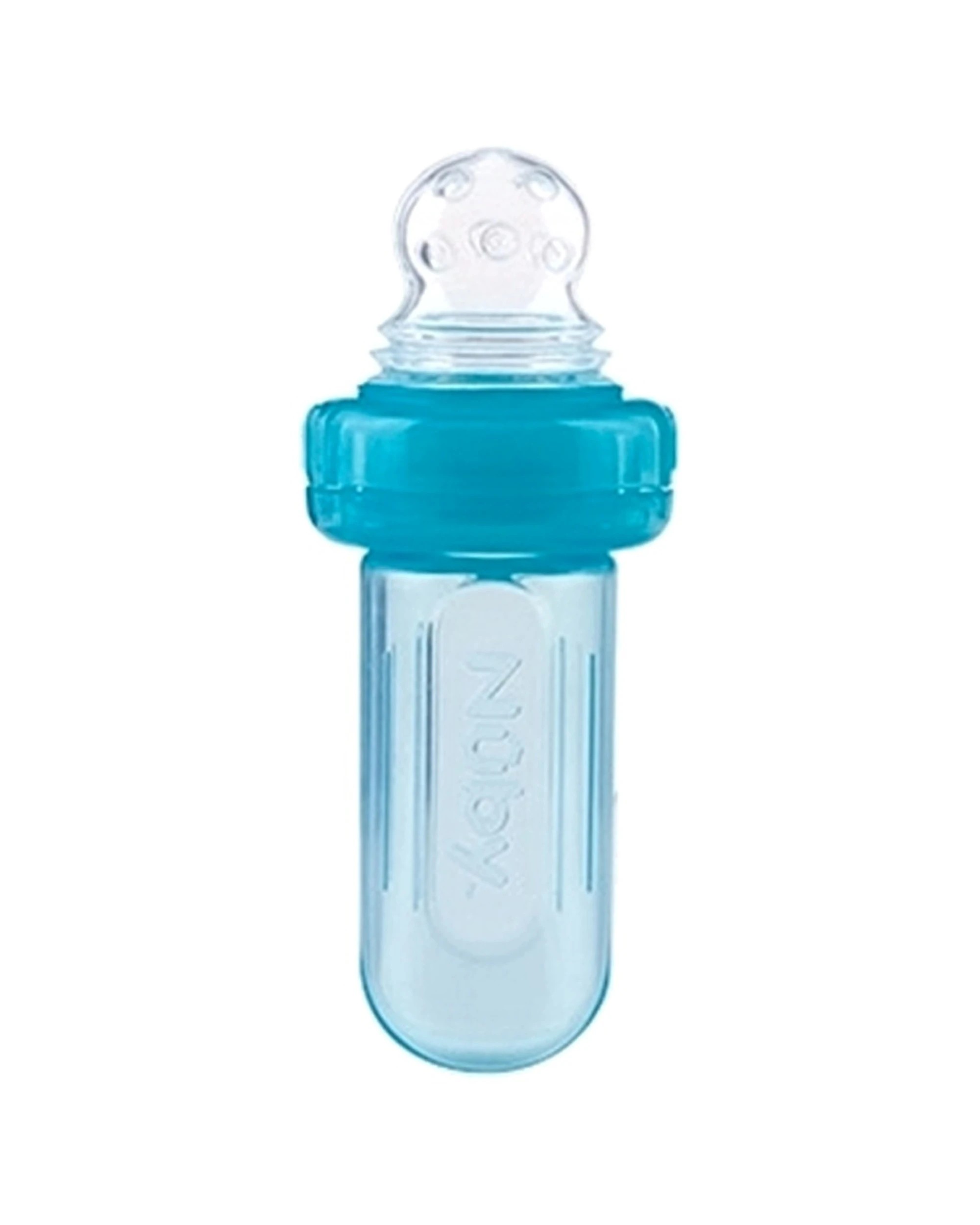 1 Nuby Ez Squee Z Feeder Silicone Baby Spoon Feeding Pouch - Multi, 1 of 1
