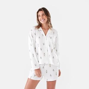 Snoopy License Long Sleeve Top and Shorts Comfort Pyjama Set