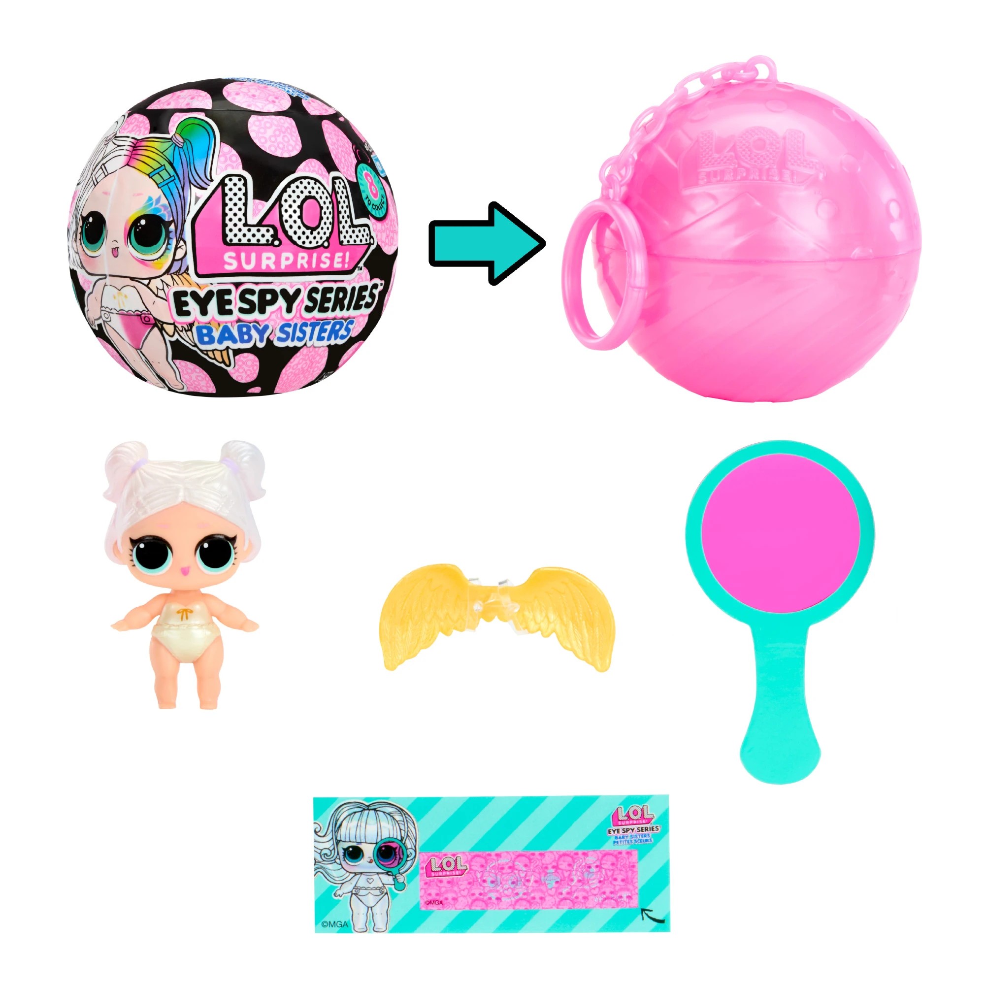 5 L.O.L. Surprise! Eye Spy Series: Baby Sisters - Assorted, 5 of 5