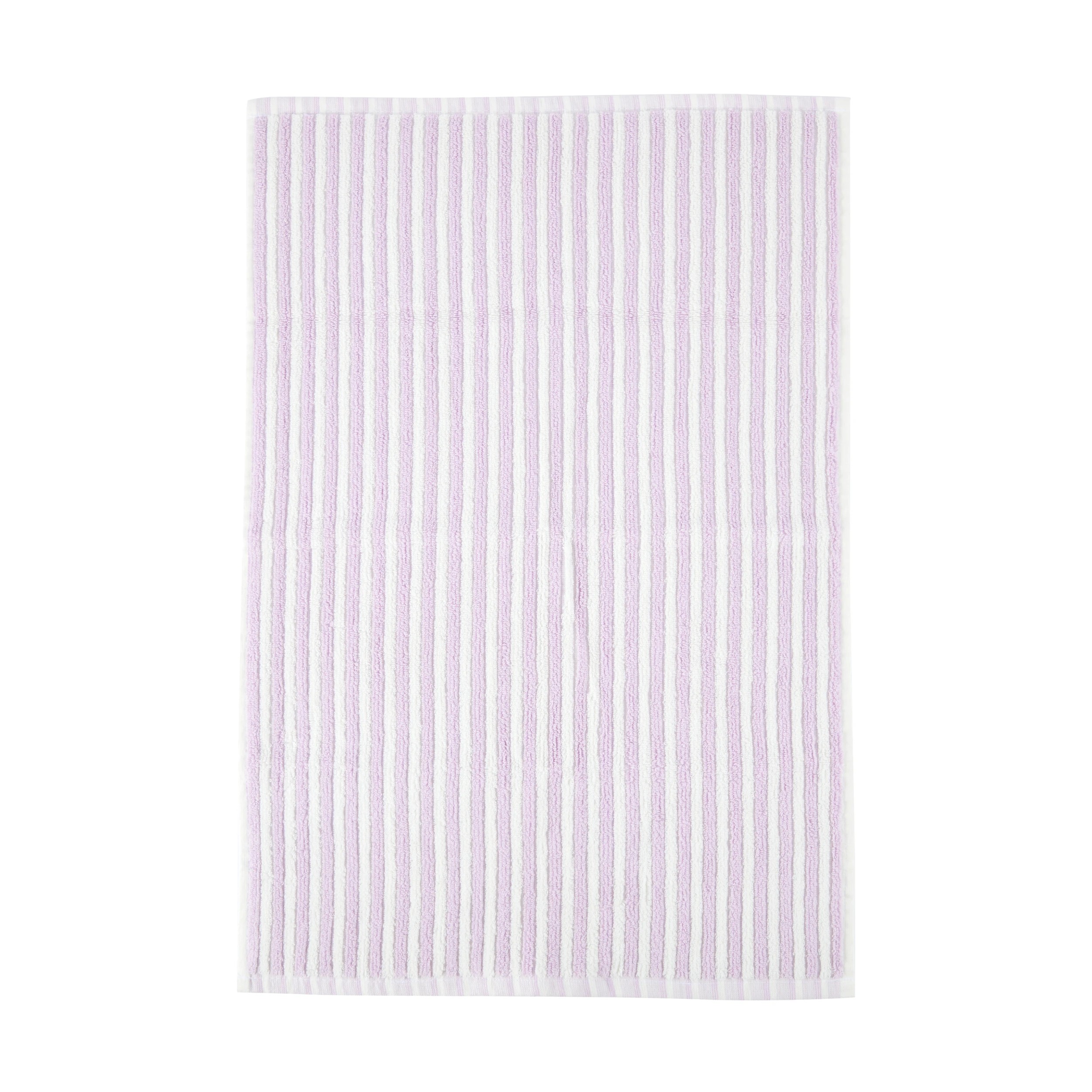 3 Cotton Reversible Stripe Hand Towel - Lilac, 3 of 6