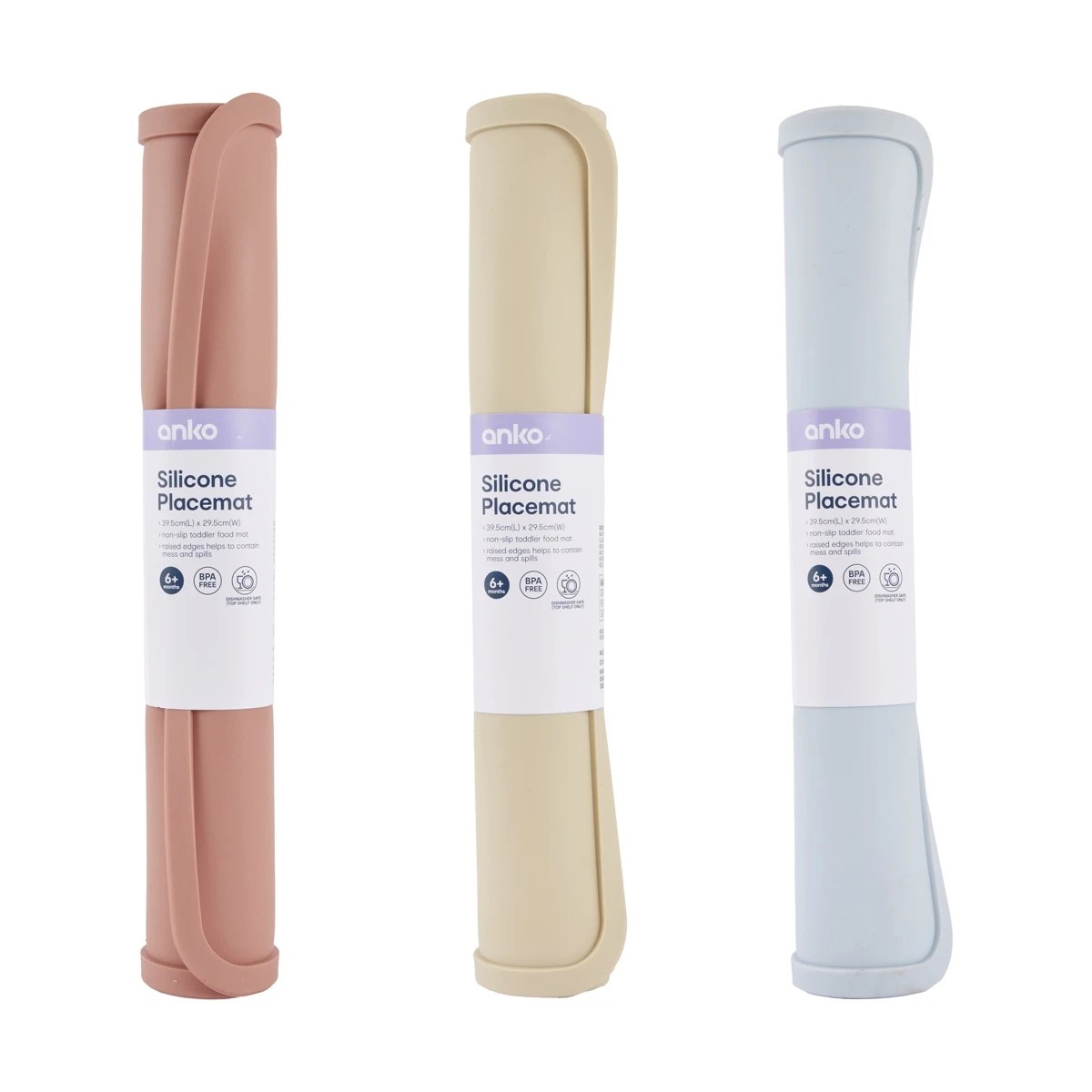 6 Silicone Placemat - Assorted, 6 of 6