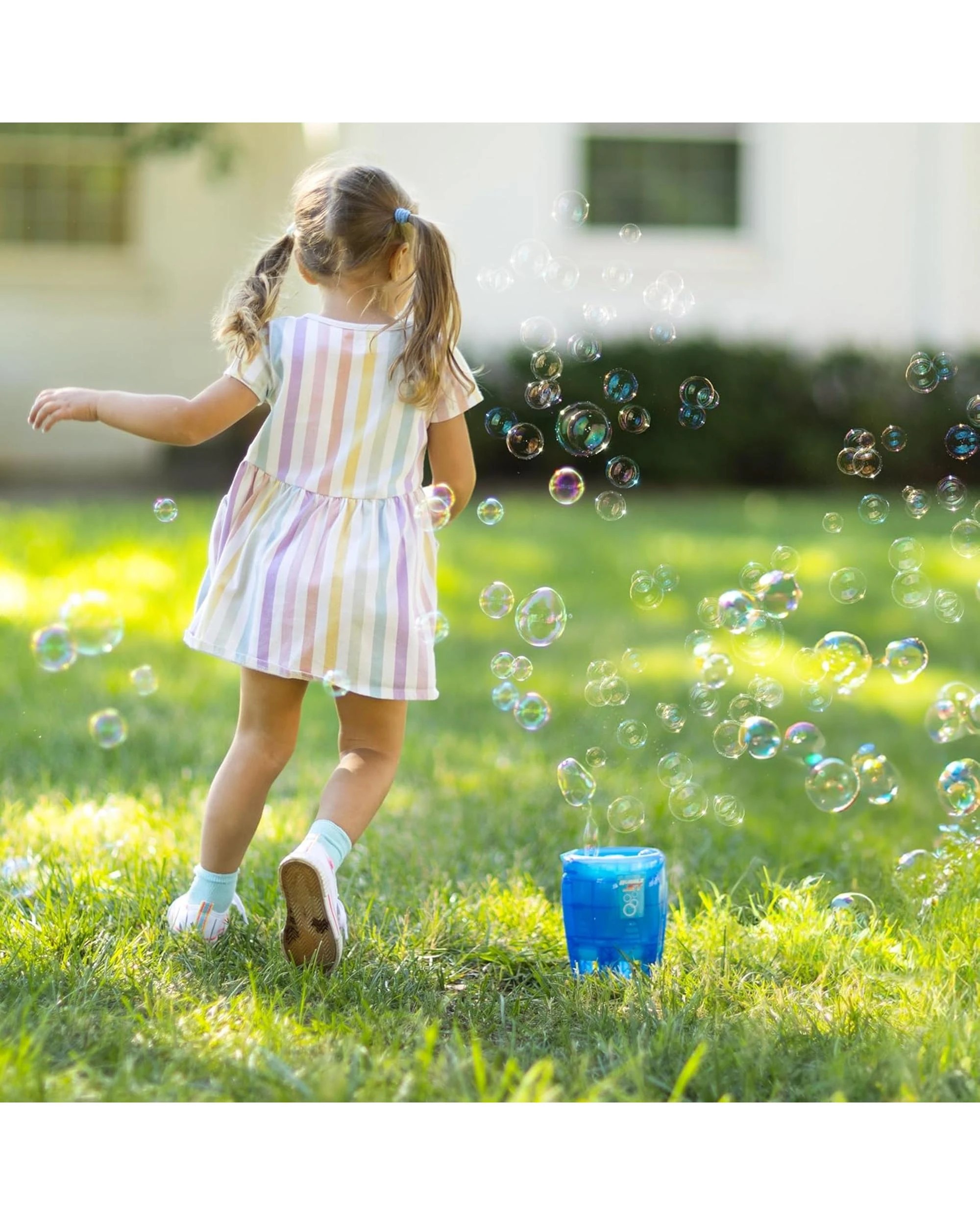 6 Maxx Bubbles Super Bubble Jet - Translucent Blue, 6 of 6