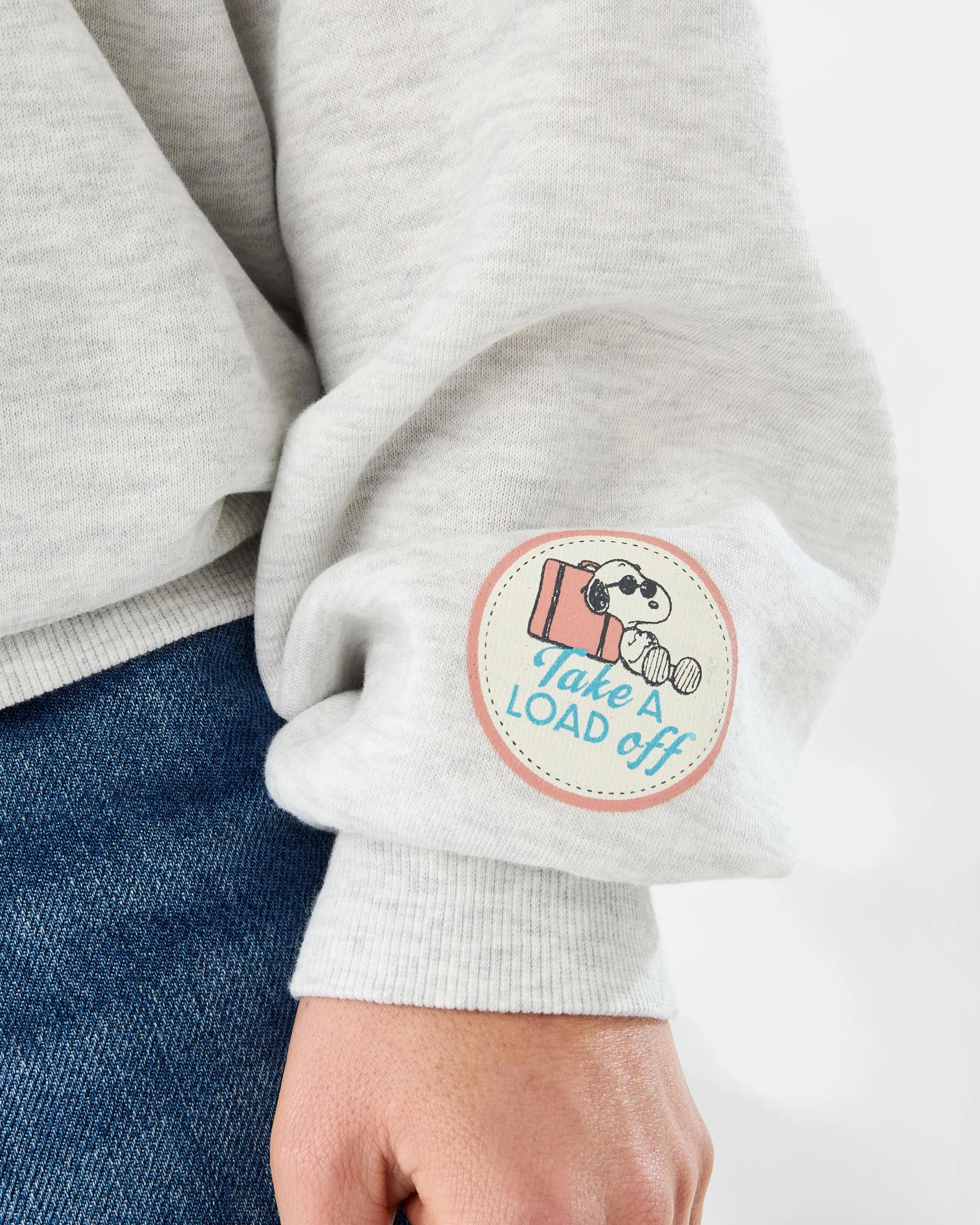 6 Peanuts License Long Sleeve Sweatshirt Peanutstrv, 6 of 7