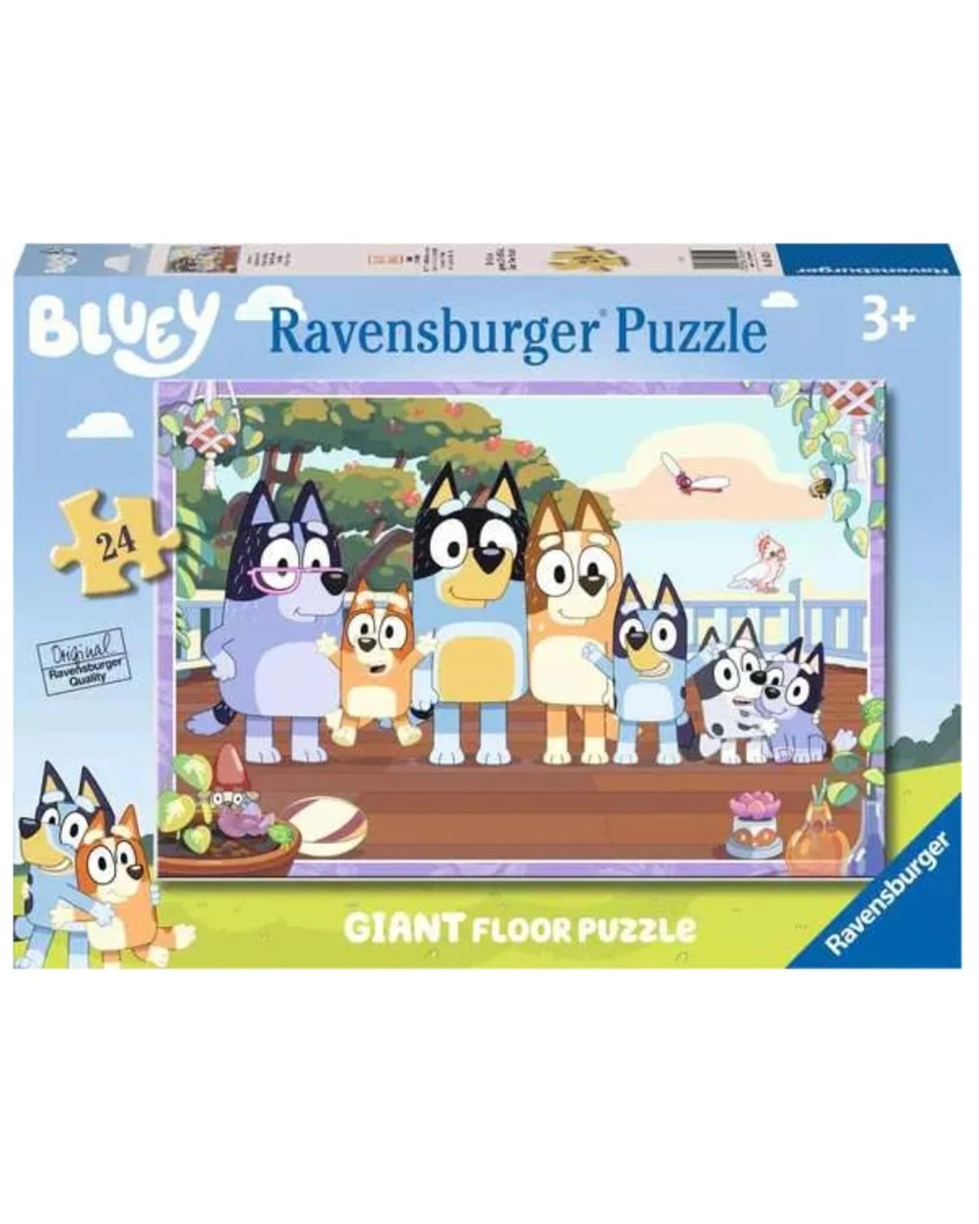 1 Ravensburger Bluey 24 Piece Giant Floor Jigsaw Puzzle, 1 of 1
