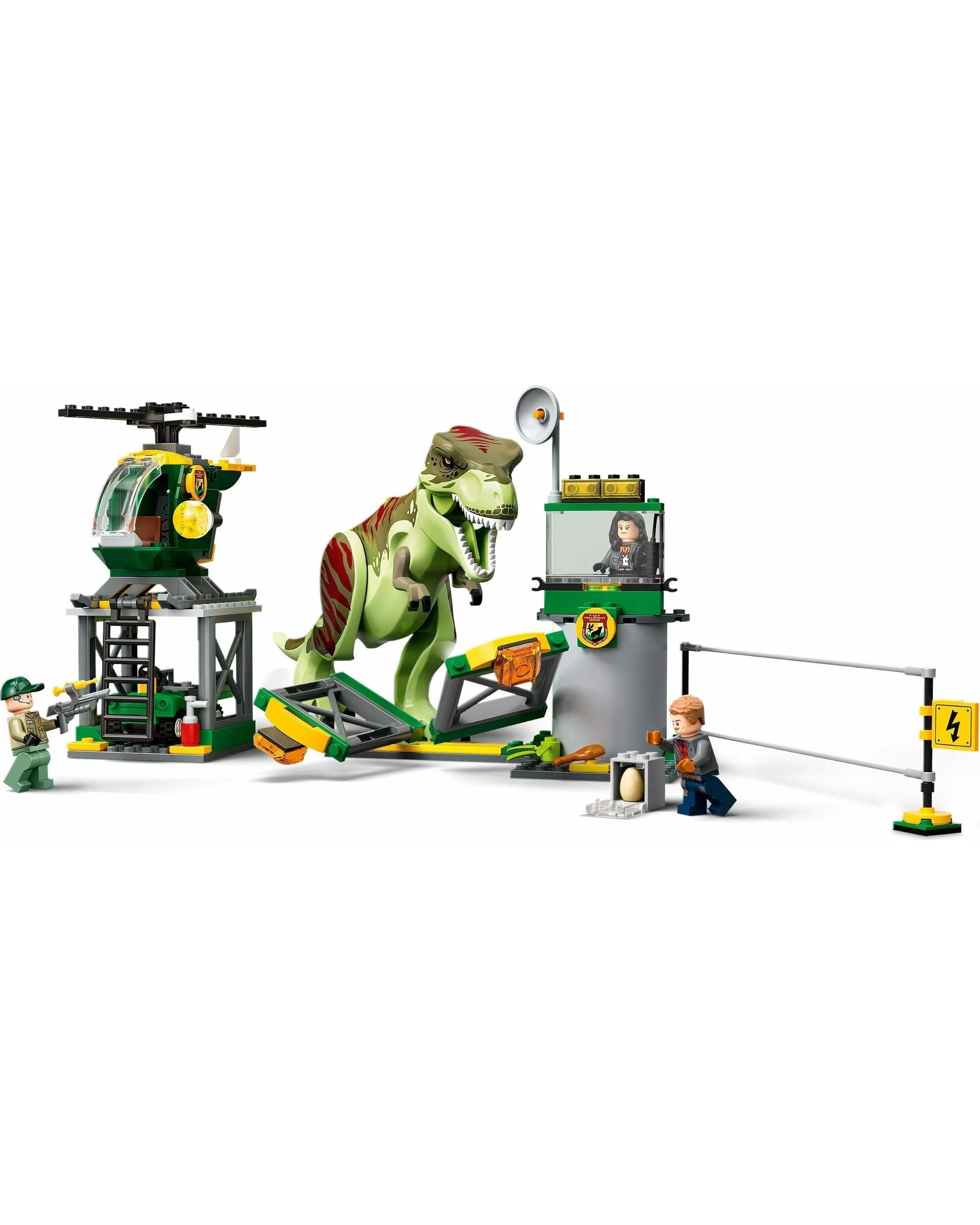 2 LEGO Jurassic Park 76944 T. Rex Dinosaur Breakout, 2 of 5