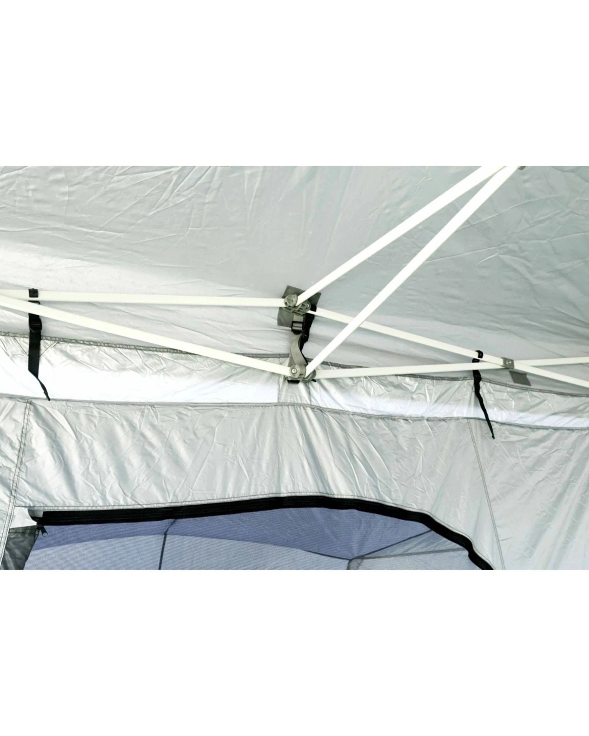 9 Wildtrak Side Tent 3.0 Outdoor Camping Shelter For 3m Gazebo Waterproof - Grey, 9 of 9