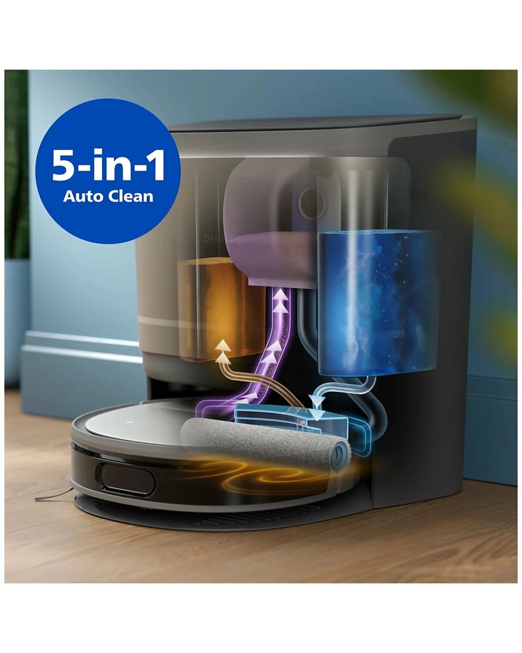 3 Philips 9000 Series Robotic Vacuum, 3 of 5