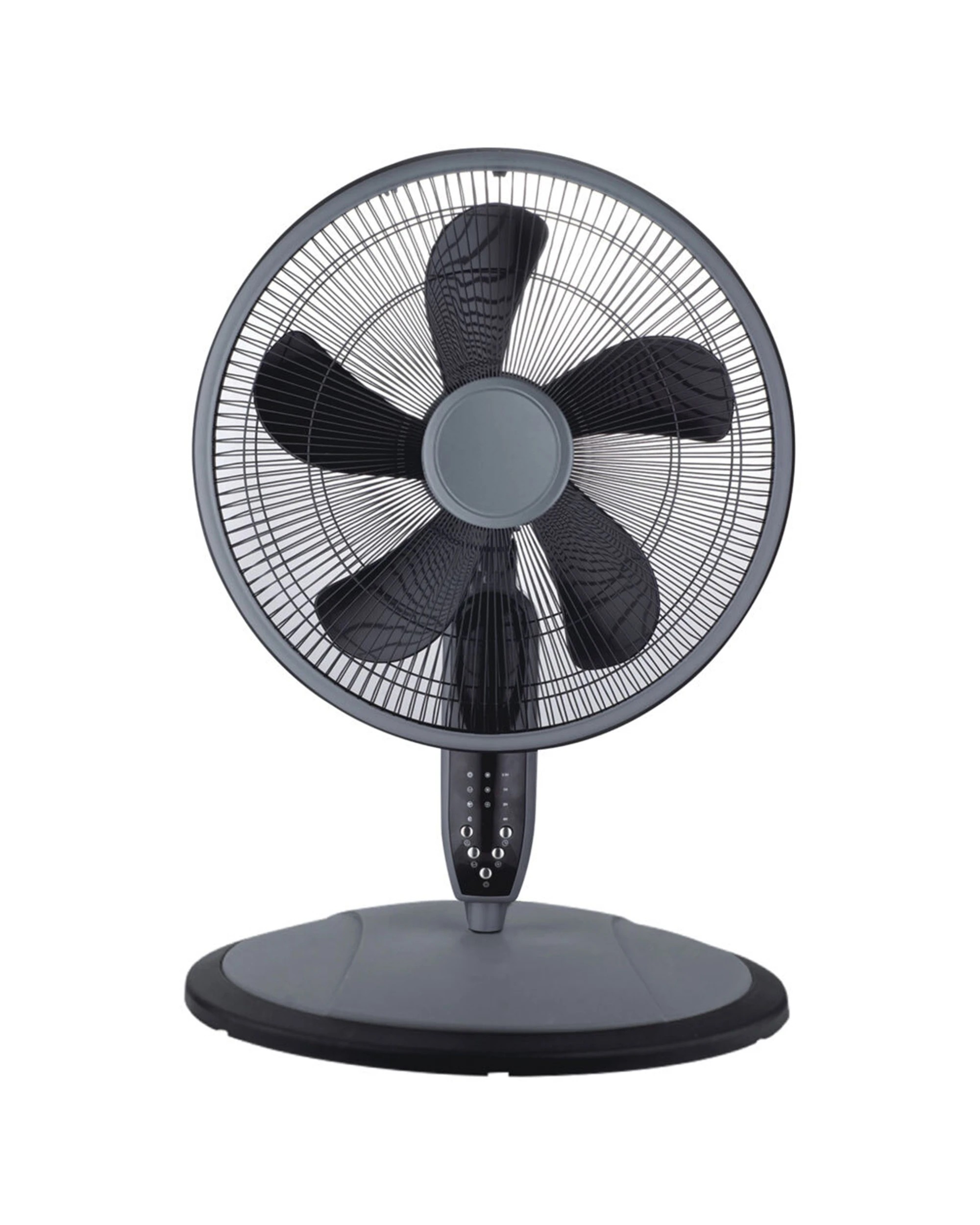 2 Heller 40cm Pedestal/table/wall 3-in-1 Floor Oscillating Fan W/ Remote Control
 - Black, 2 of 4
