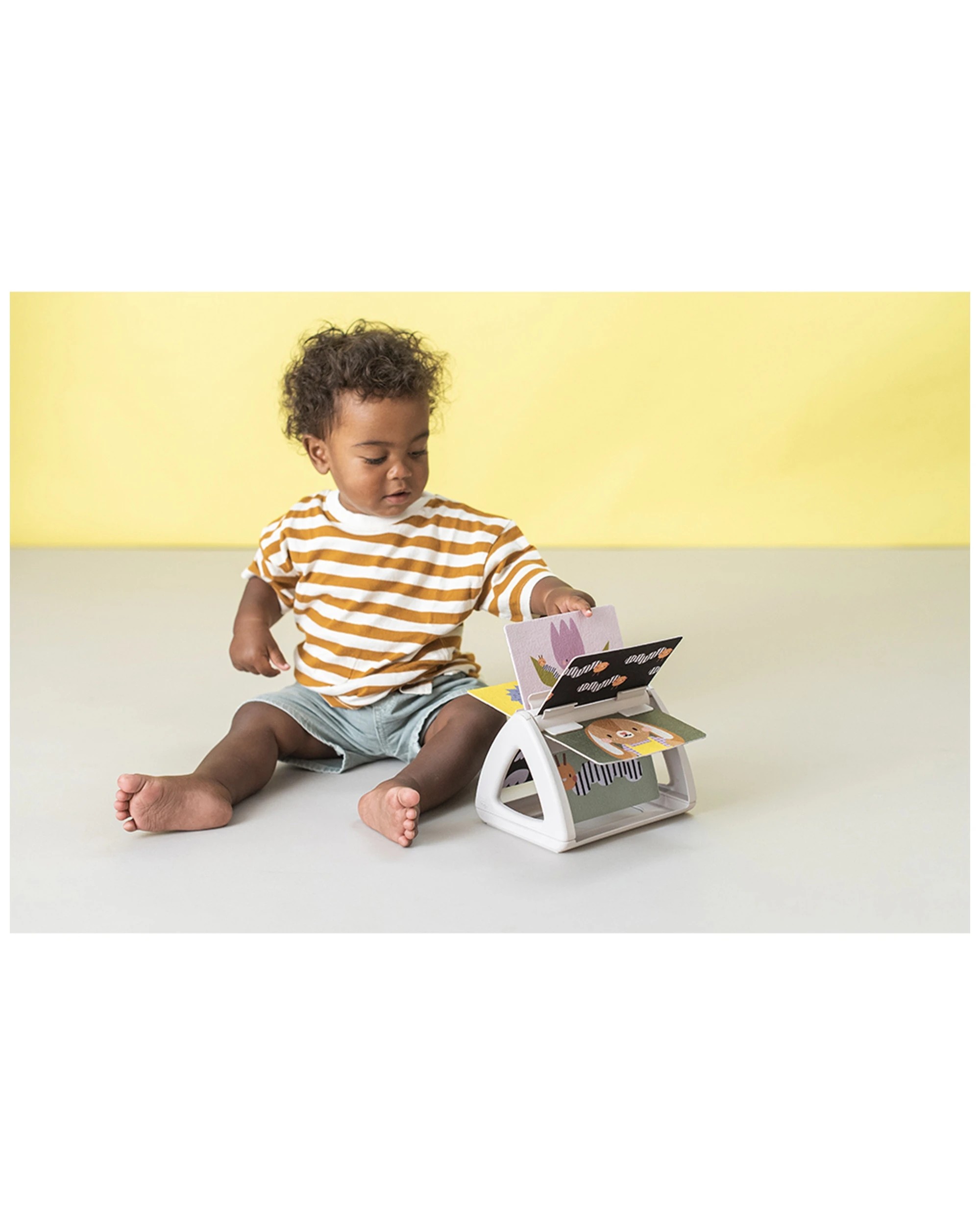 3 Taf Toys Tummy Time Spinning Development Activity Book Infant Baby Toy 0m Plus - Multi, 3 of 4