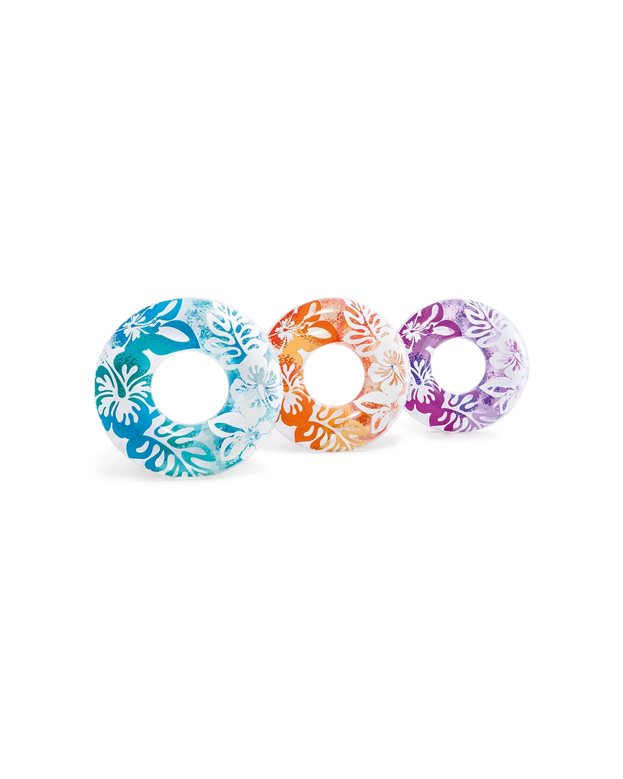 4 Intex Tropical Colour Inflatable Pool Swim Tube - Assorted, 4 of 8